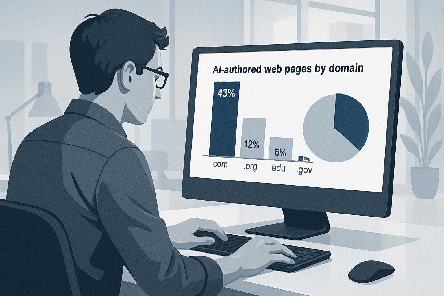 Brief IA : 35 % des pages récentes présentent des signes d'auteur IA, selon Pew
