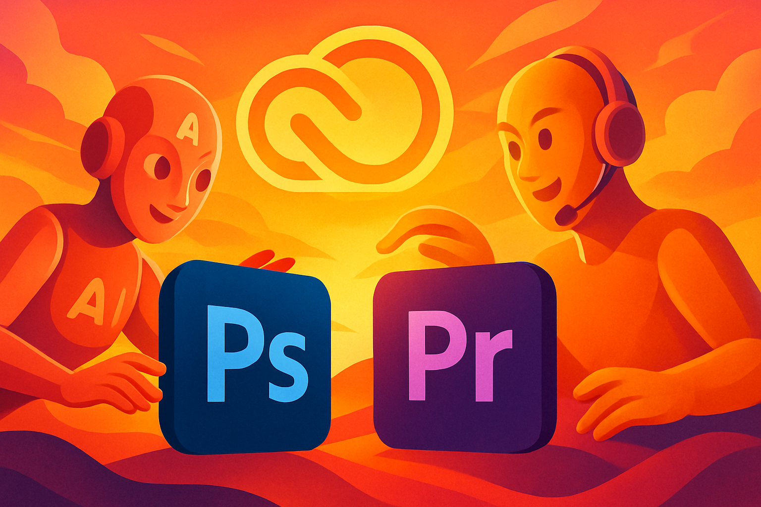 Brief IA : Adobe révolutionne Photoshop et Premiere avec des assistants IA
