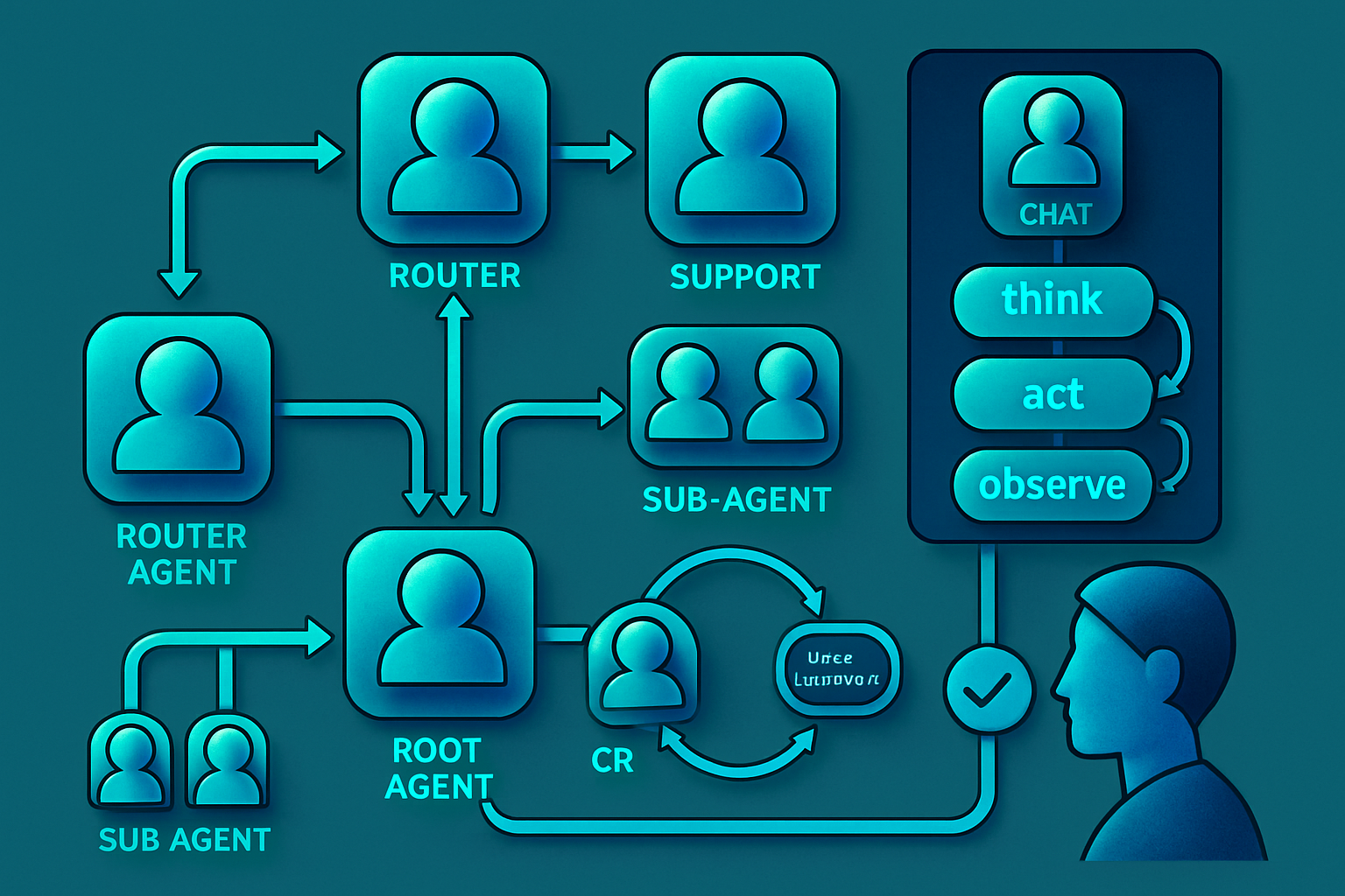Agents IA : six modèles pour choisir l’architecture adaptée