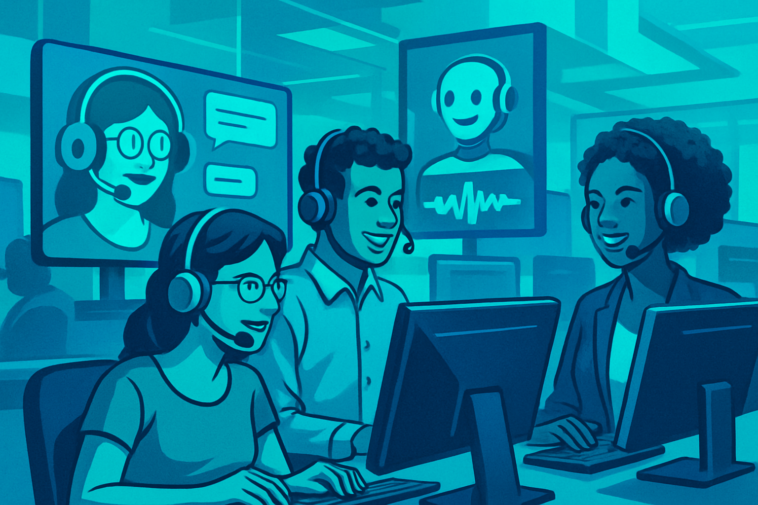 Agents vocaux IA : révolutionner le service client