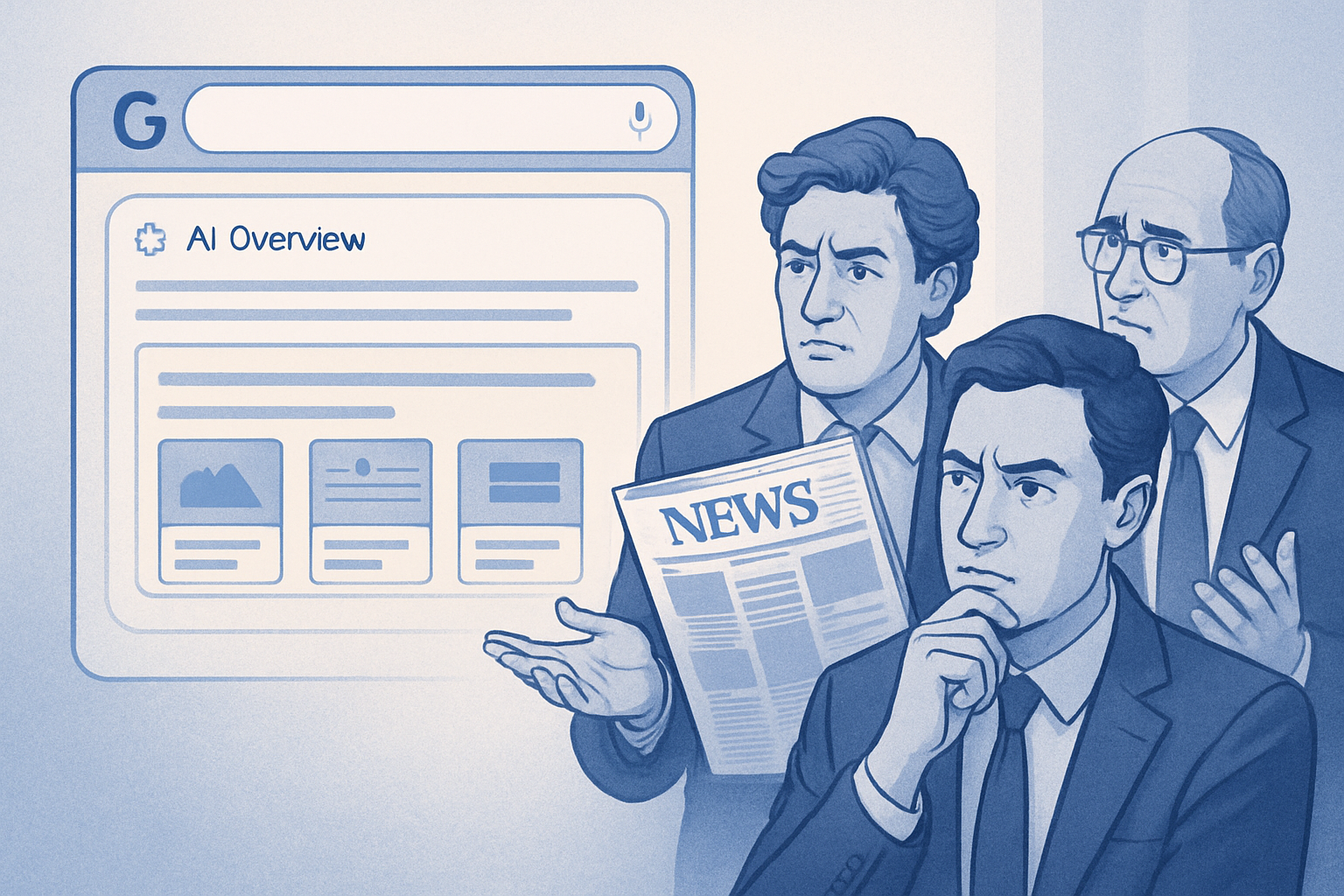 AI Overviews de Google : menace pour la presse française