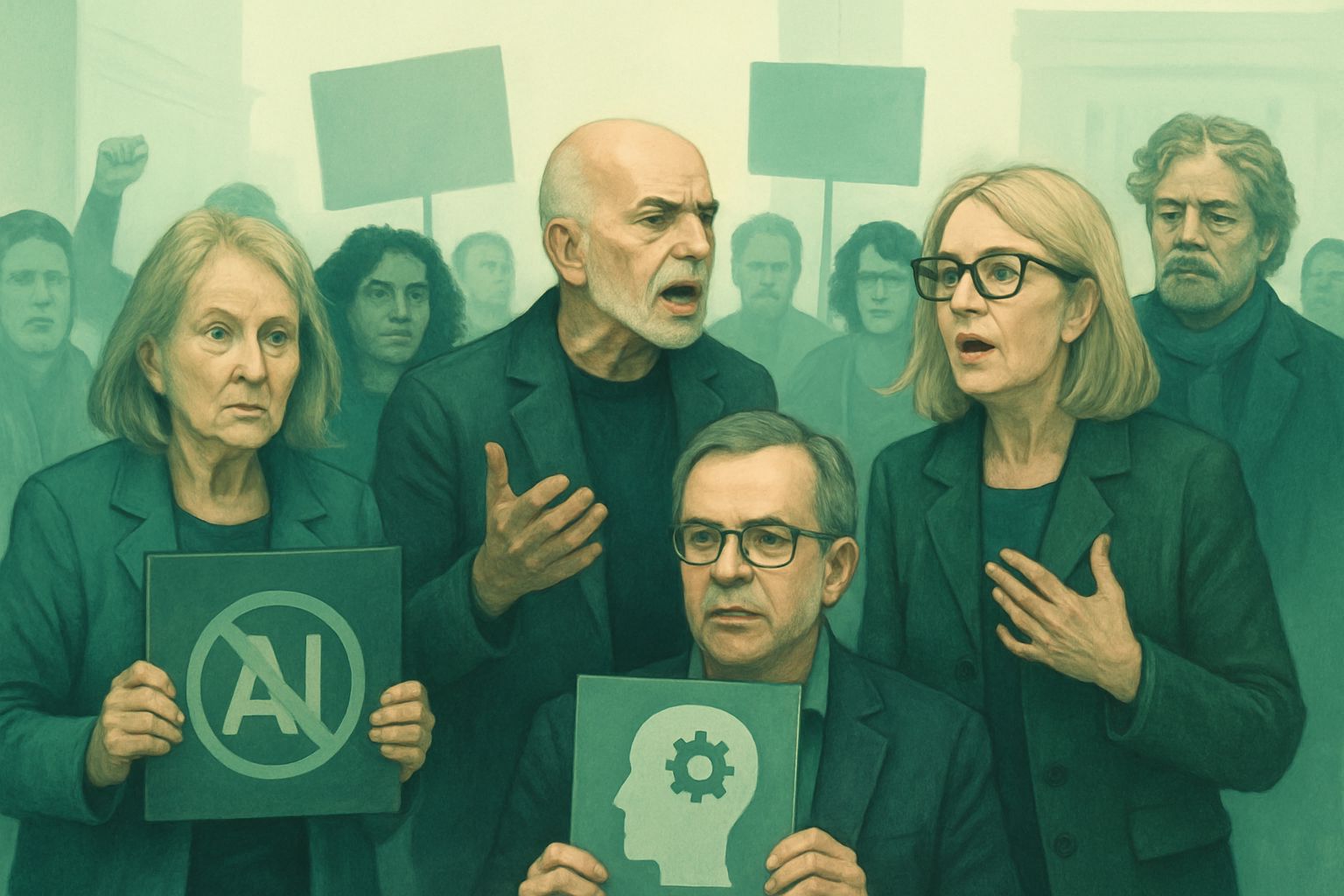 Brief IA : Annie Ernaux et Enki Bilal : 150 voix contre l'IA générative