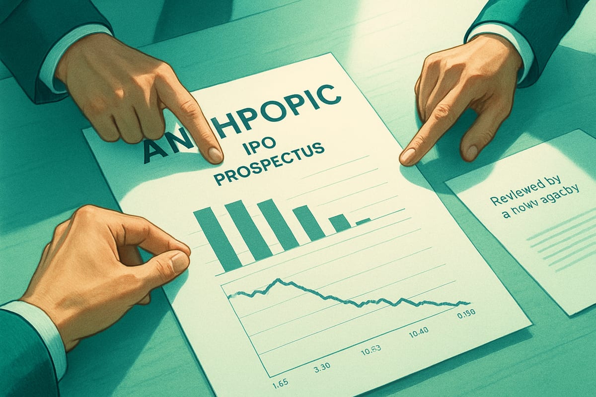 Brief IA : Anthropic : 42 Md$ de pertes pour 4,6 Md$ de revenus au prospectus