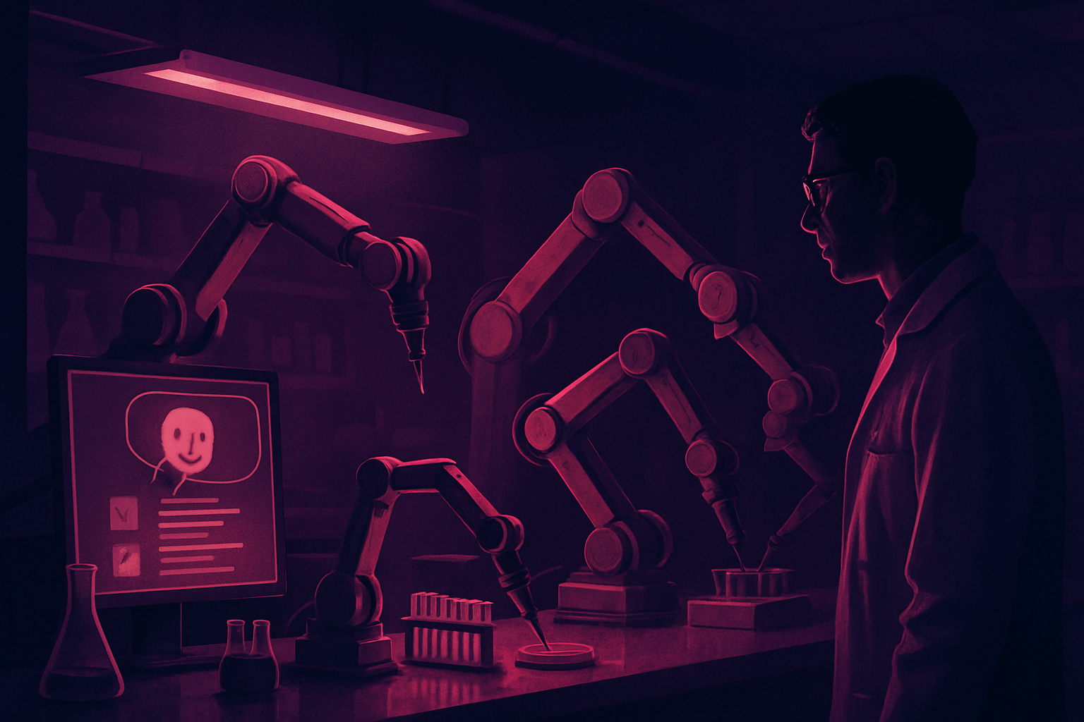 Anthropic construit un labo bio où Claude guidera des robots