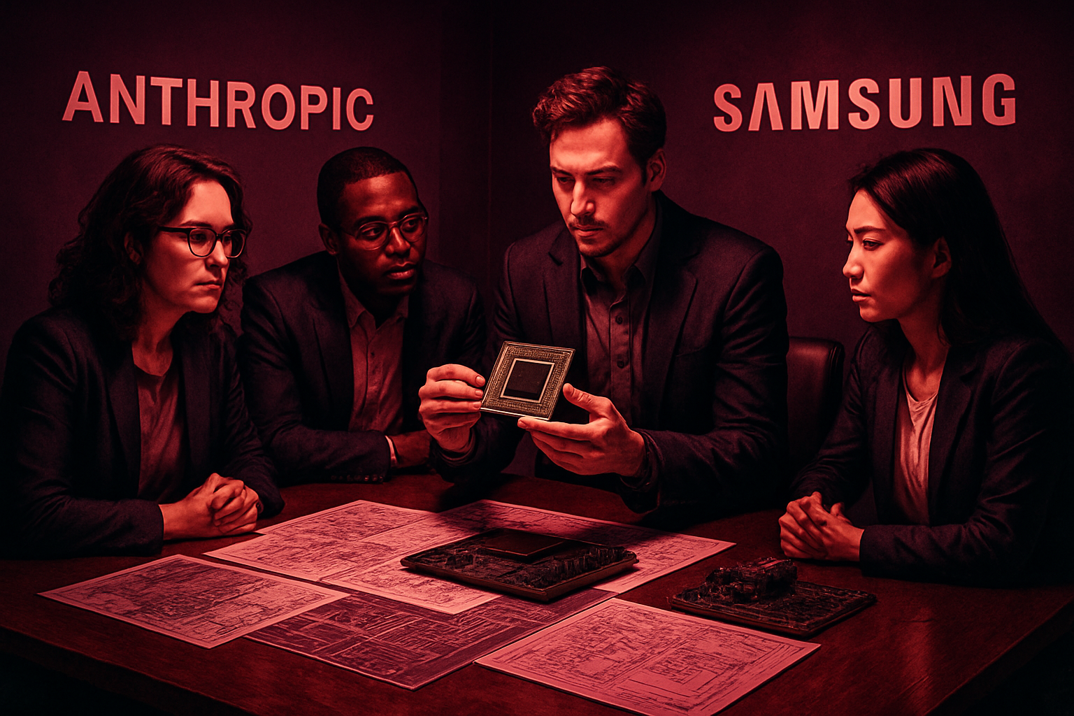 Anthropic et Samsung : vers une puce IA révolutionnaire ?