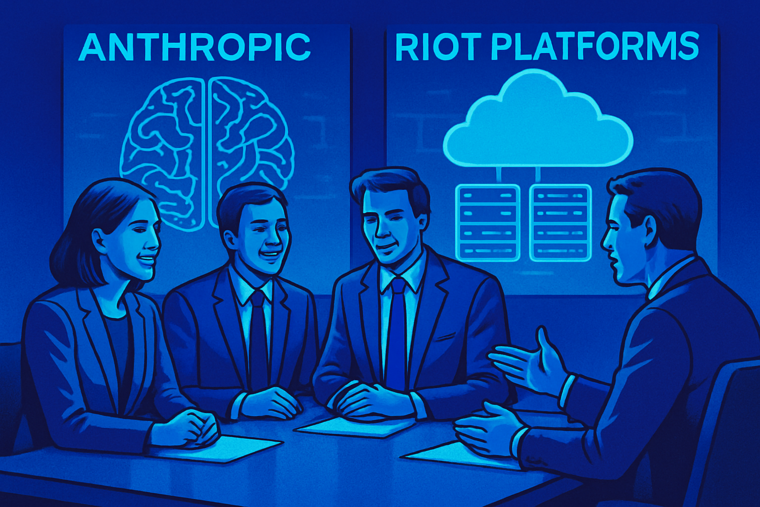 Anthropic investit 9,1 milliards dans Riot Platforms pour le cloud IA
