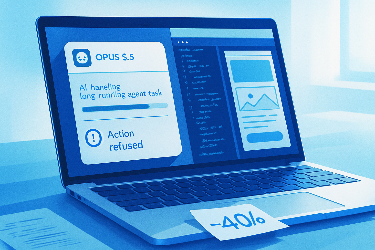 Anthropic lance Opus 5.5, 40 % moins cher, testé une semaine