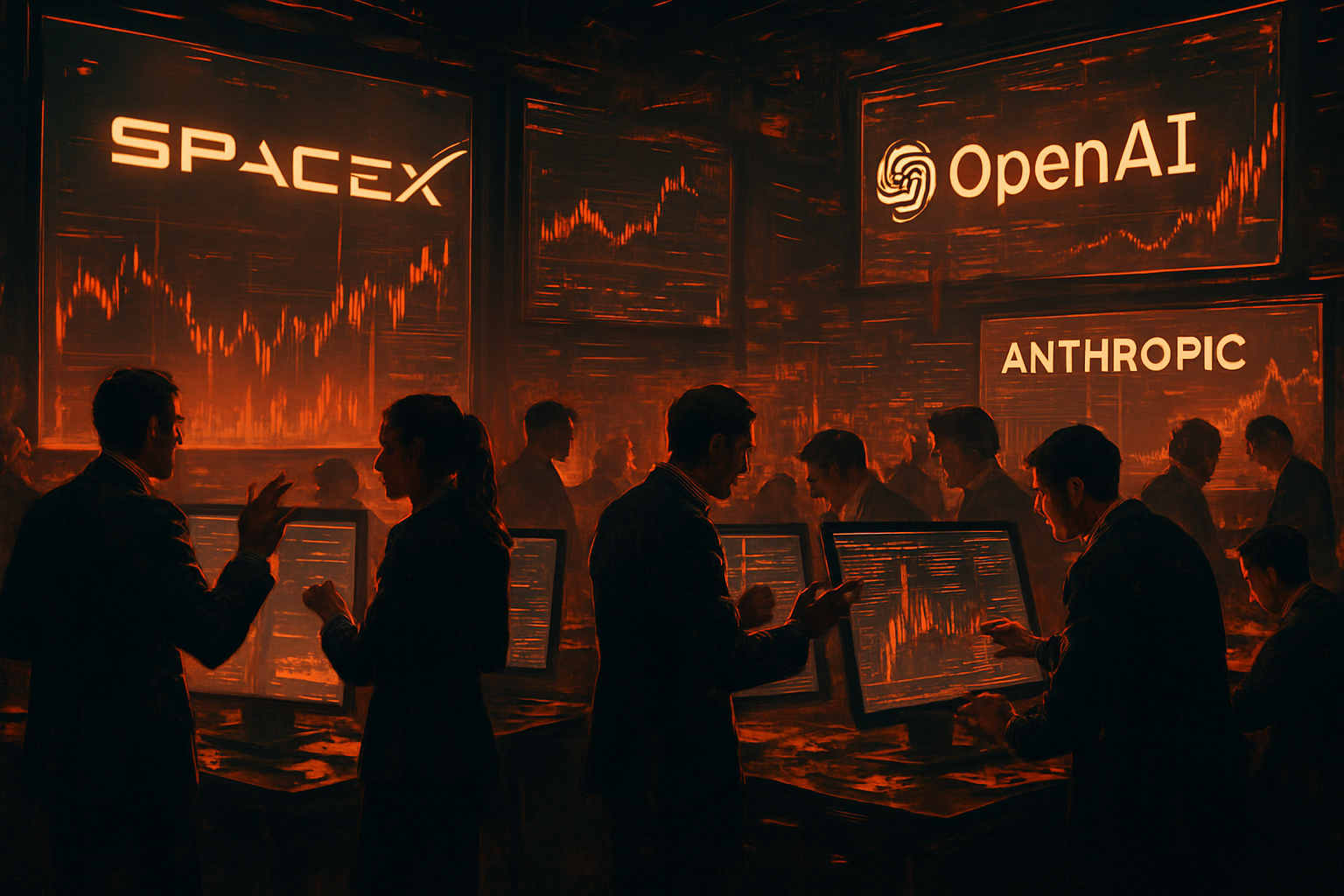 Anthropic, OpenAI et SpaceX : une révolution boursière sans précédent