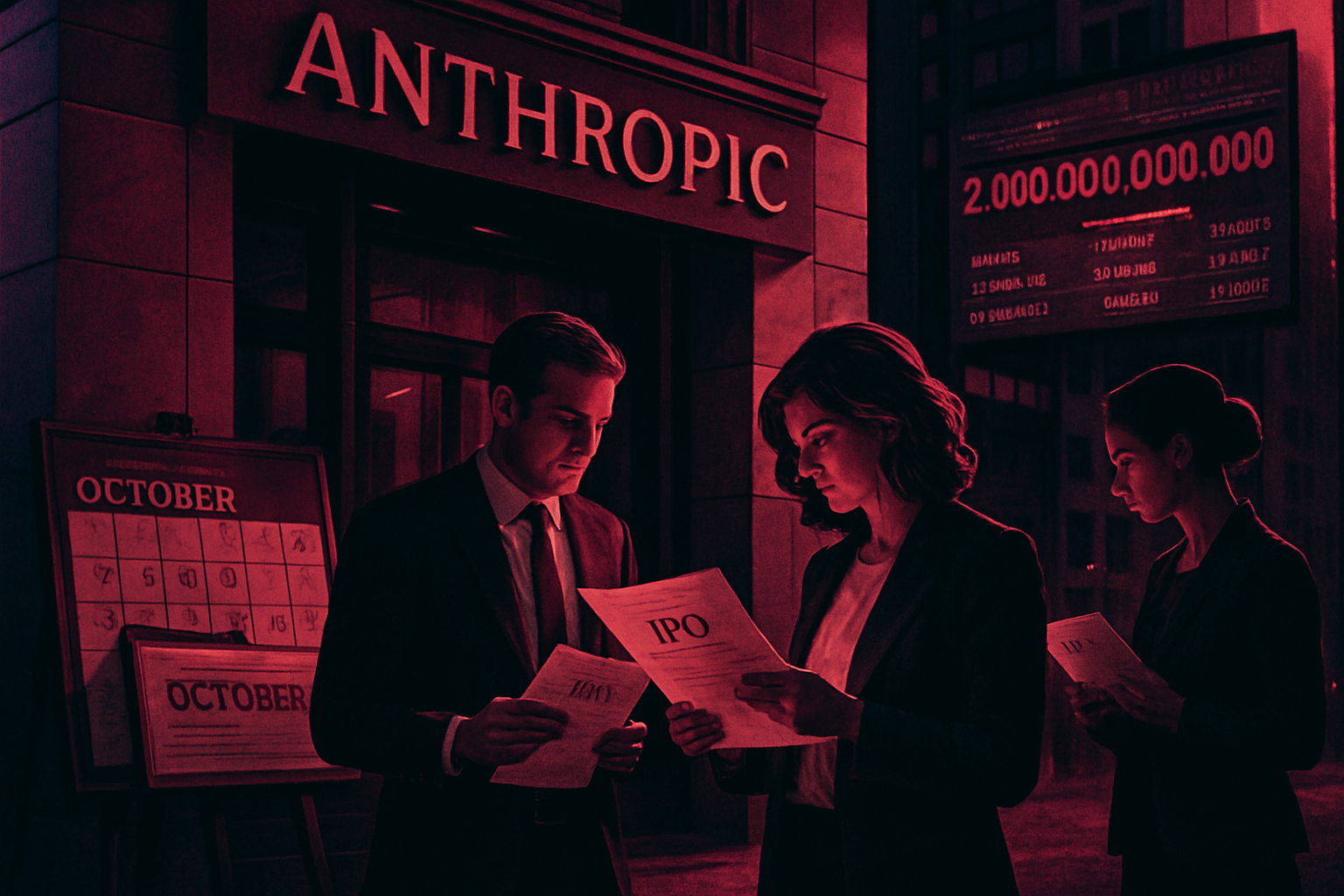 Anthropic vise octobre pour son IPO, valorisée 2 000 Md$