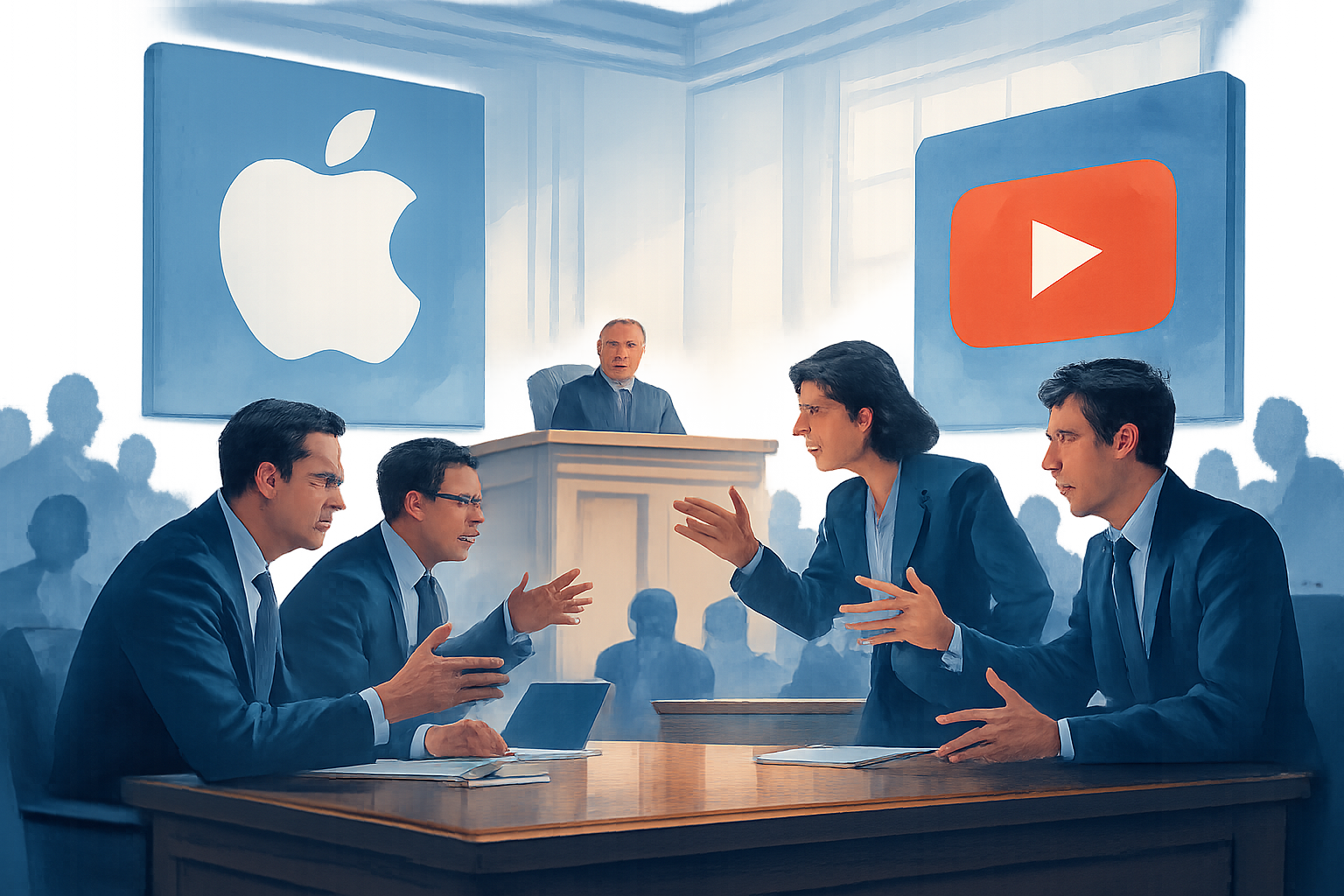 Apple accusée de siphonner YouTube : un procès décisif