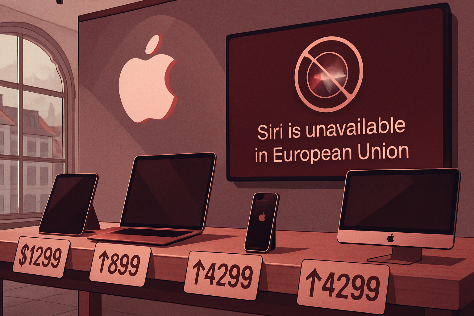 Apple augmente ses prix mais retarde Siri en Europe
