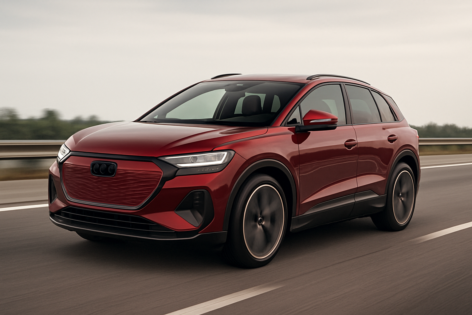 Audi Q4 e-tron restylé : 300 km pour moins de 5 €