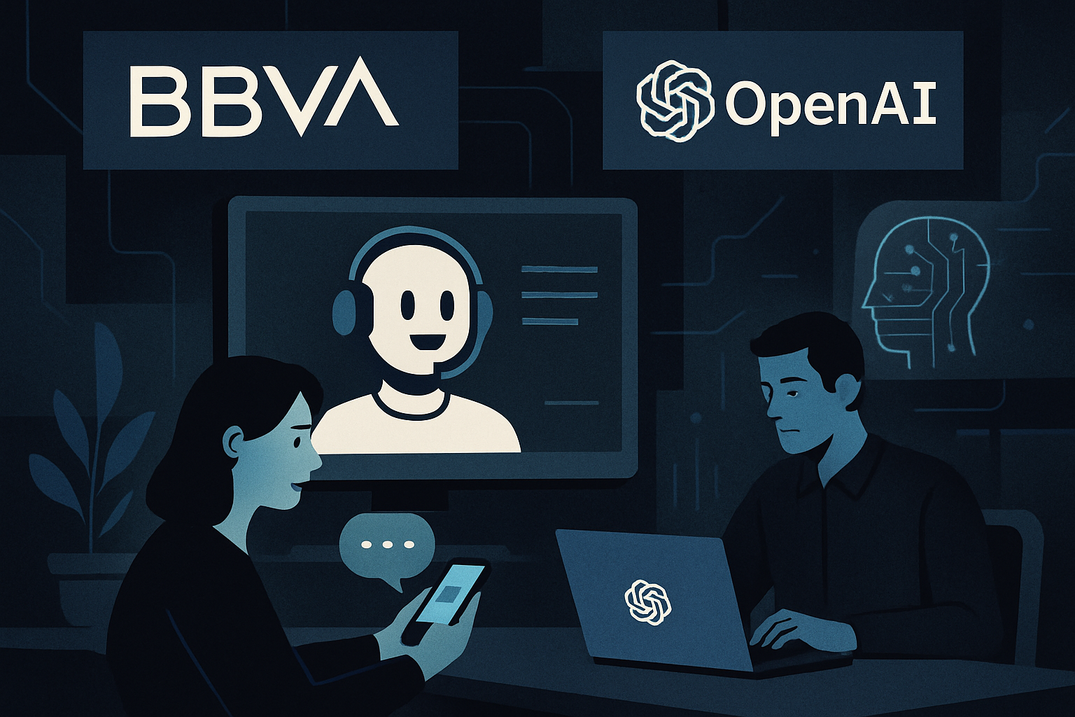 Brief IA : BBVA et OpenAI : une révolution IA au cœur de la banque mondiale