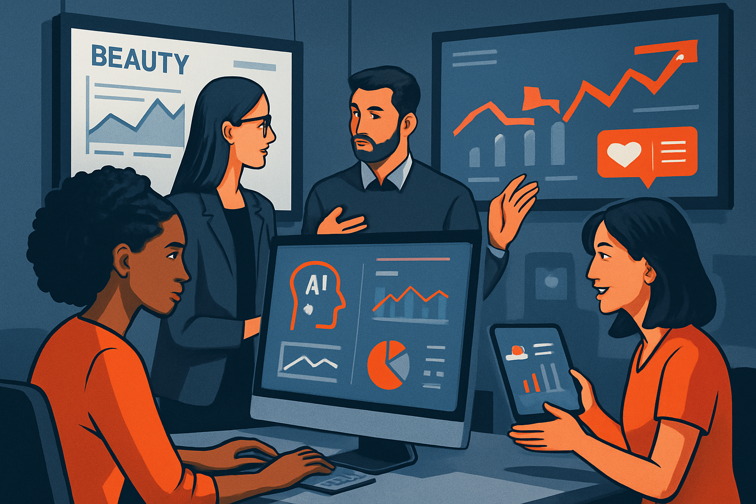 Brief IA : Beauty Tech : l'IA redéfinit le marketing digital des cosmétiques