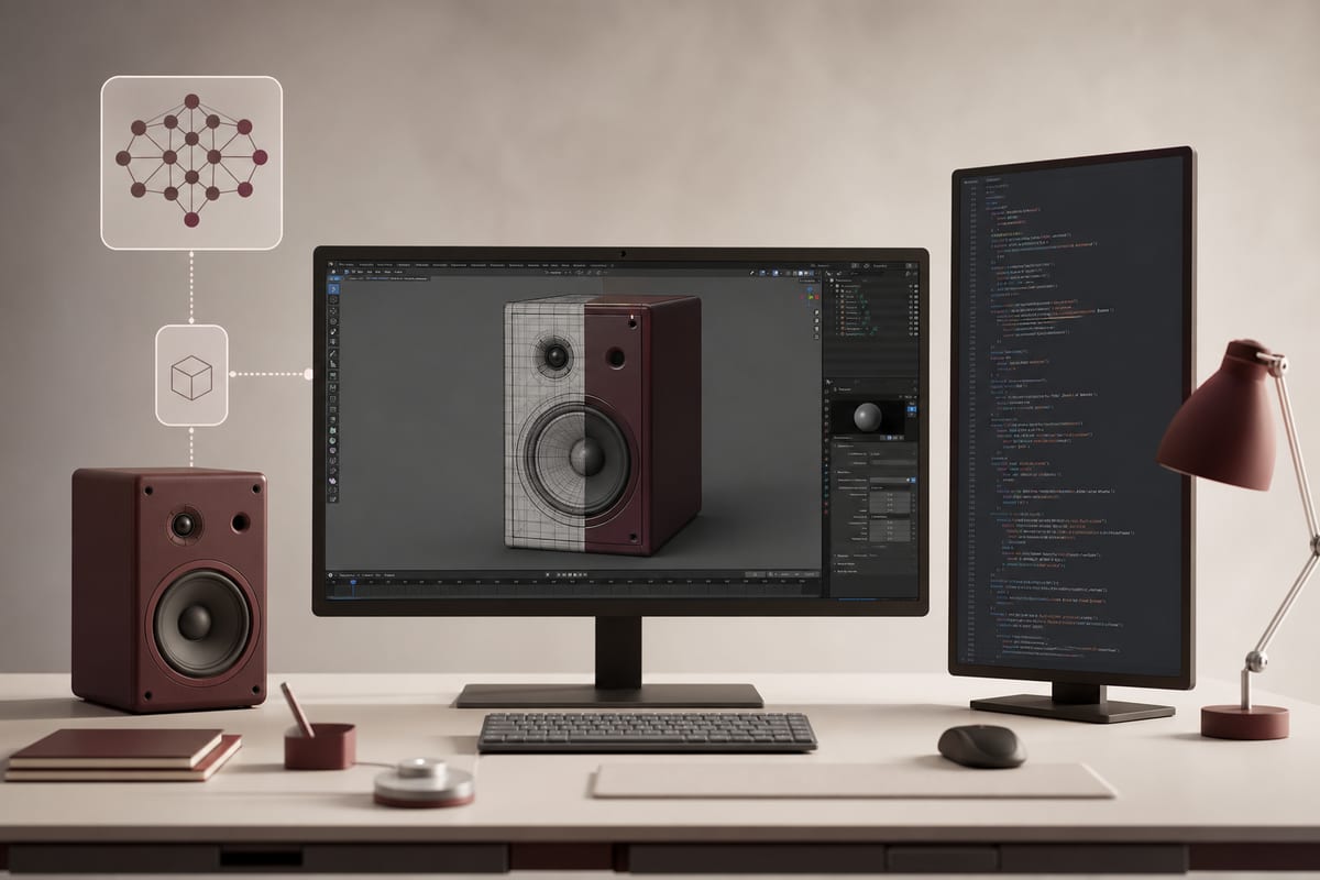 Blender MCP relie Claude Code à Blender pour la modélisation 3D