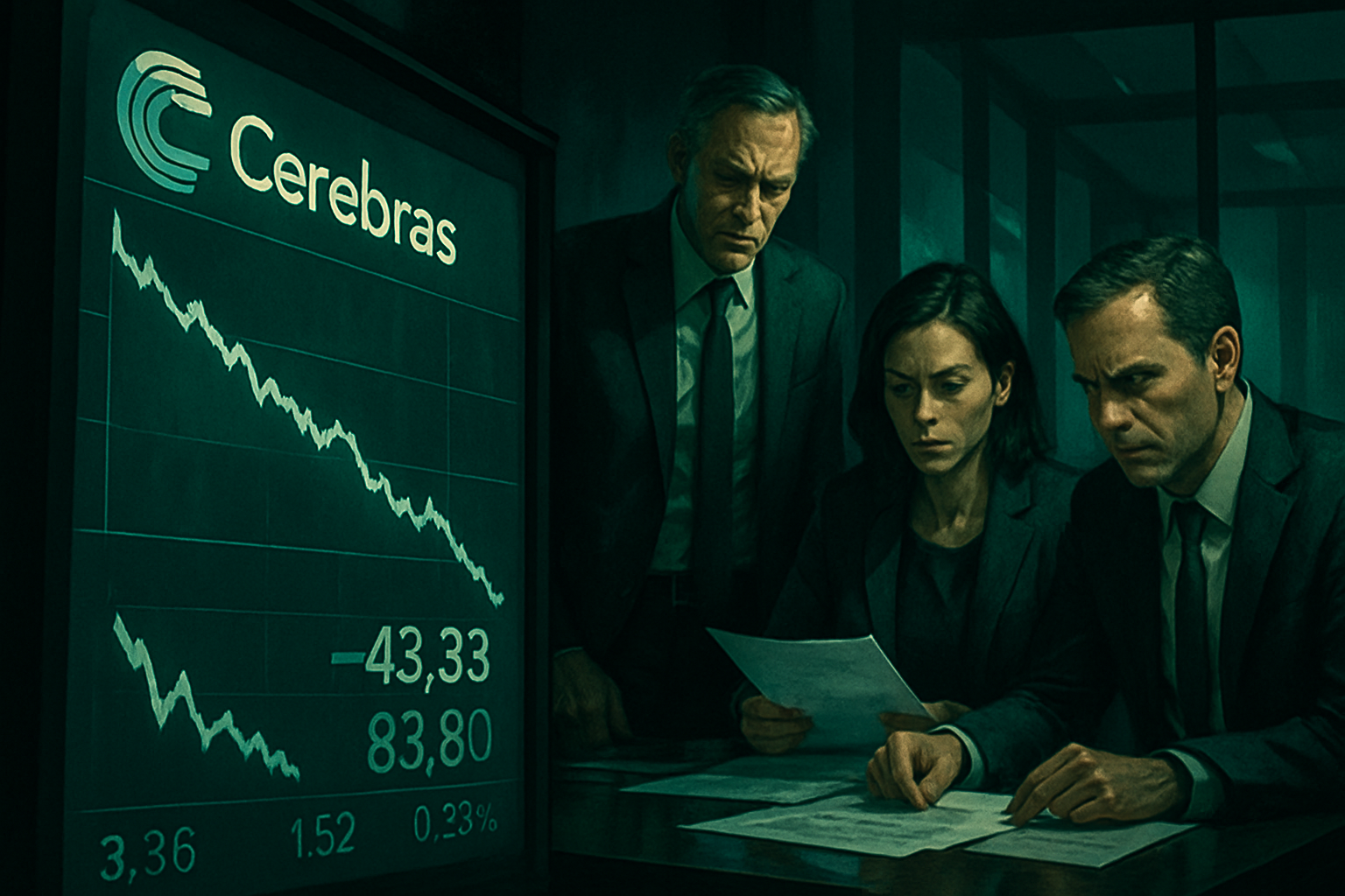 Cerebras Systems : chute boursière après des prévisions mal comprises