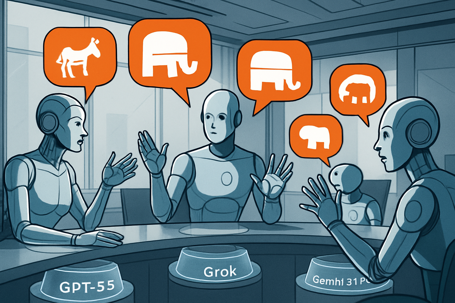 Chatbots IA : biais politique persistant malgré les promesses