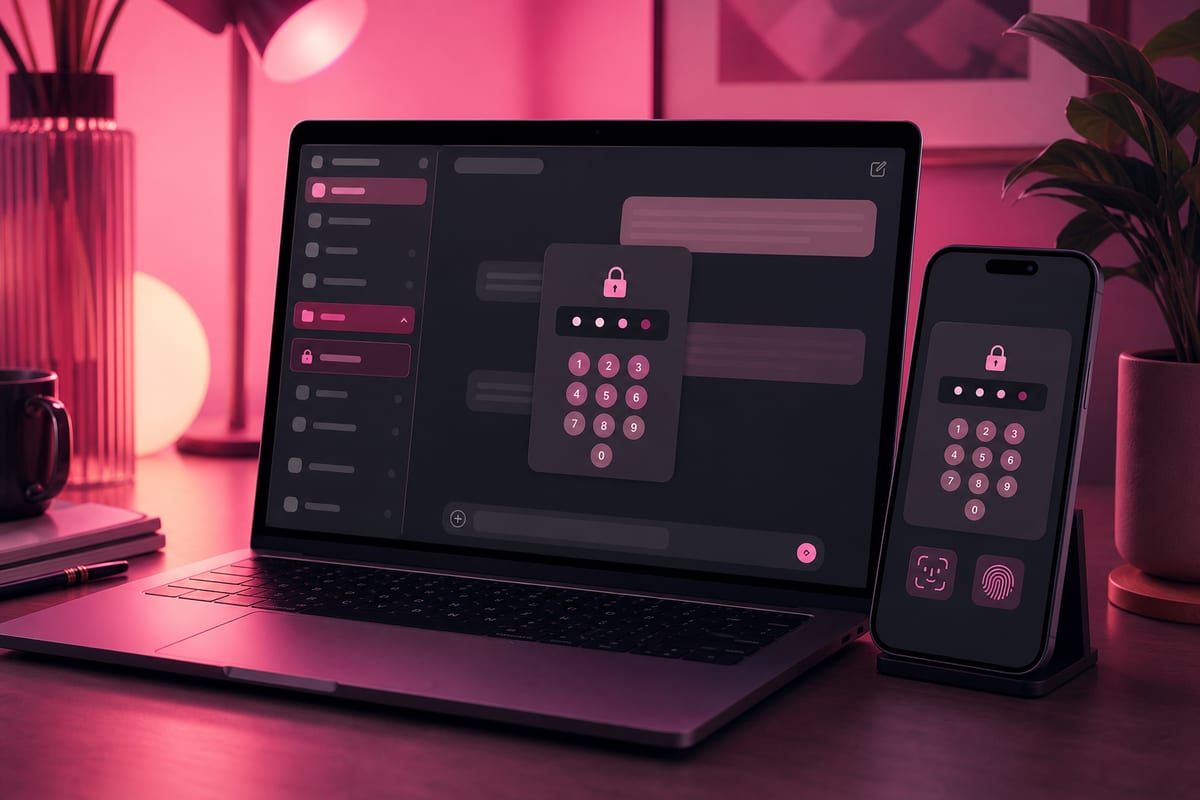 ChatGPT : Locked Chats avec code PIN et biométrie
