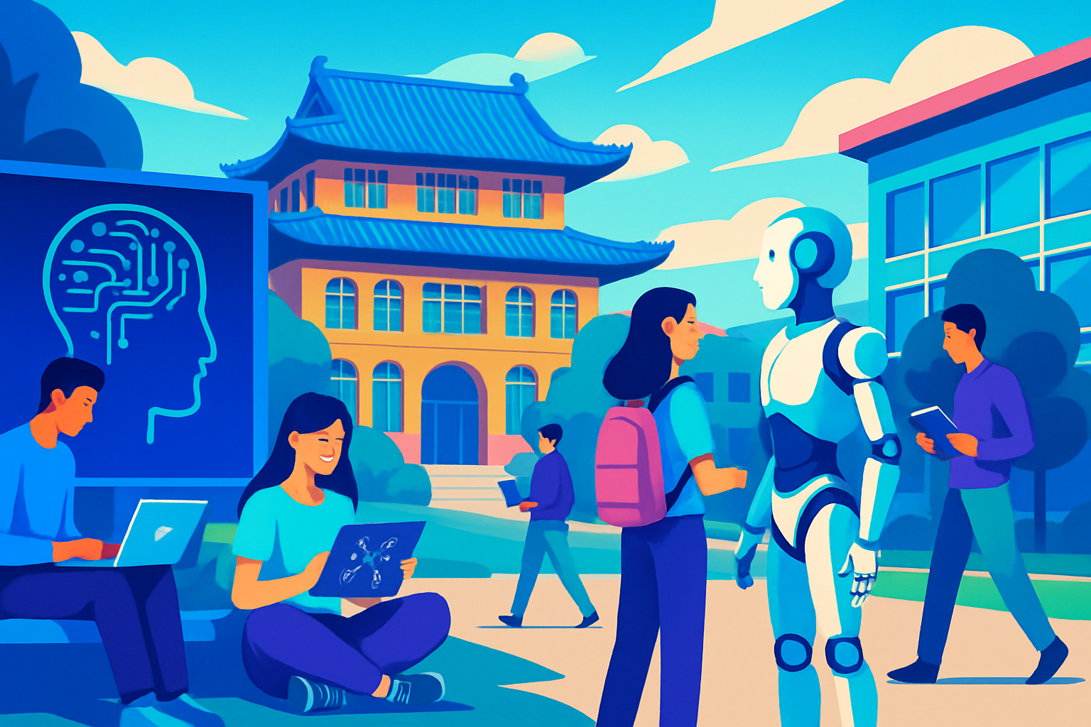Chine : 12 000 cursus universitaires supprimés pour l'essor de l'IA