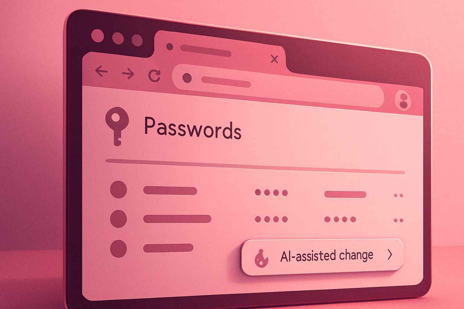 Chrome Canary affiche un bouton IA pour changer des mots de passe