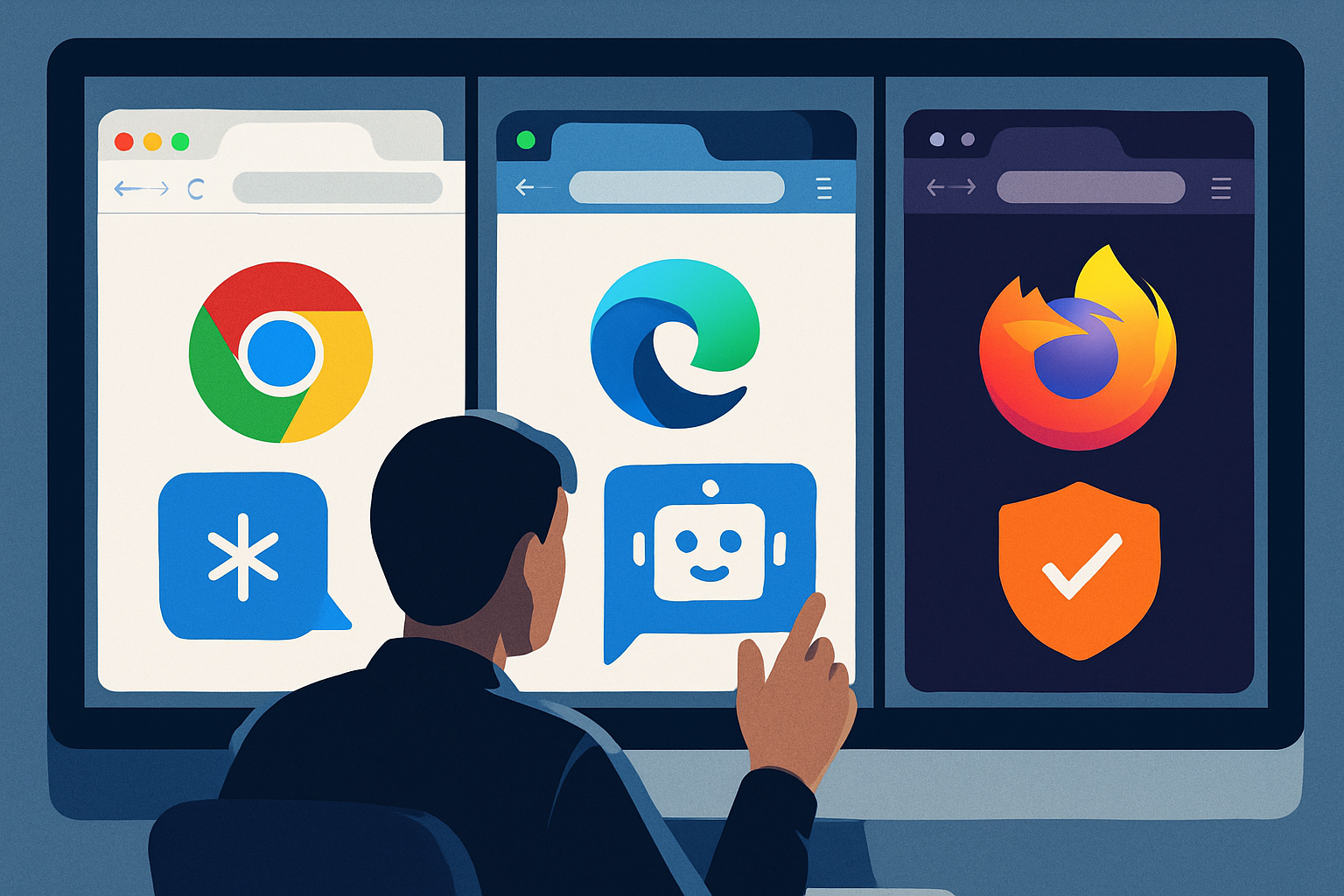 Chrome, Edge et Firefox : quel navigateur IA sort du lot ?