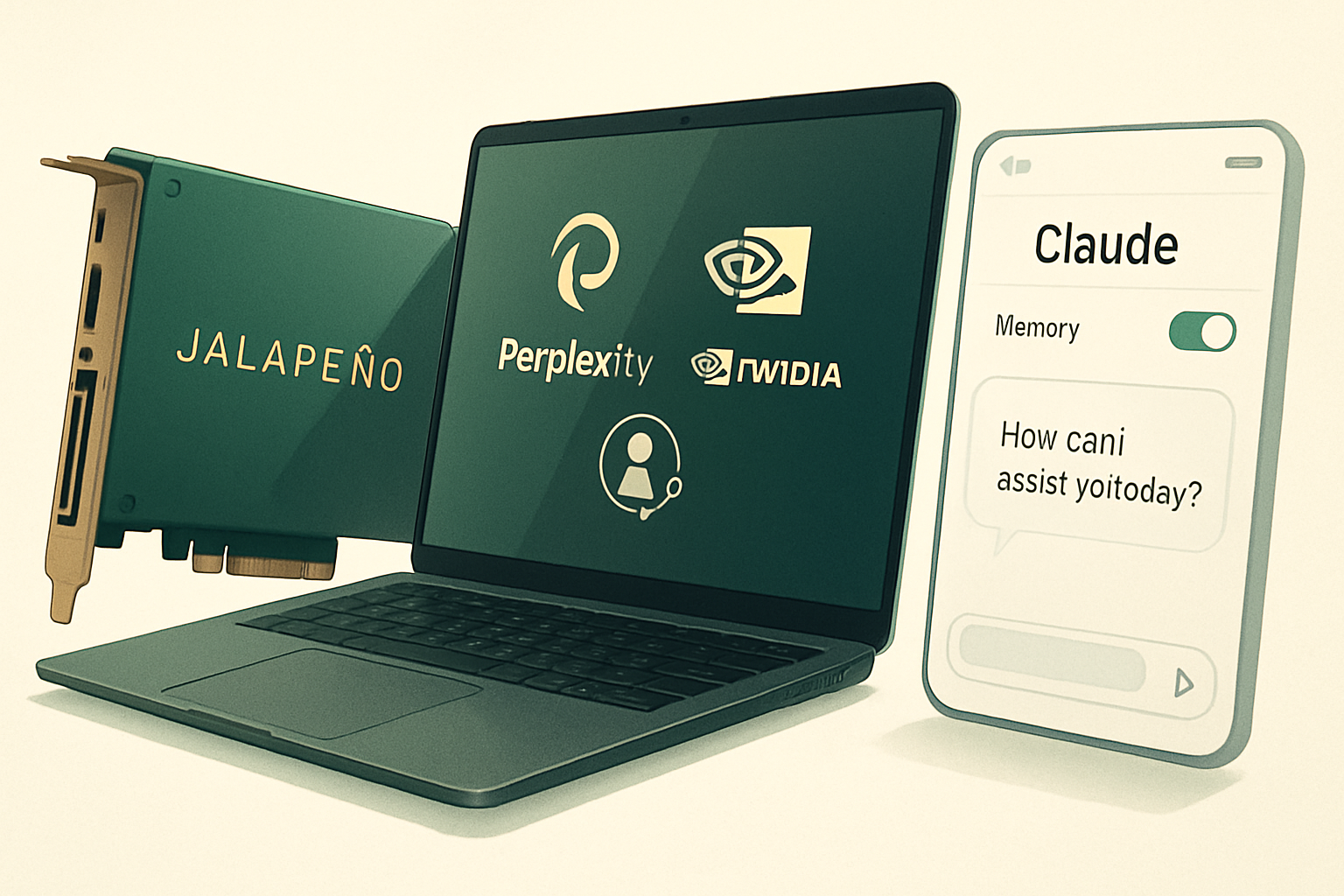 Brief IA : Claude active la mémoire, Perplexity prépare un PC IA local