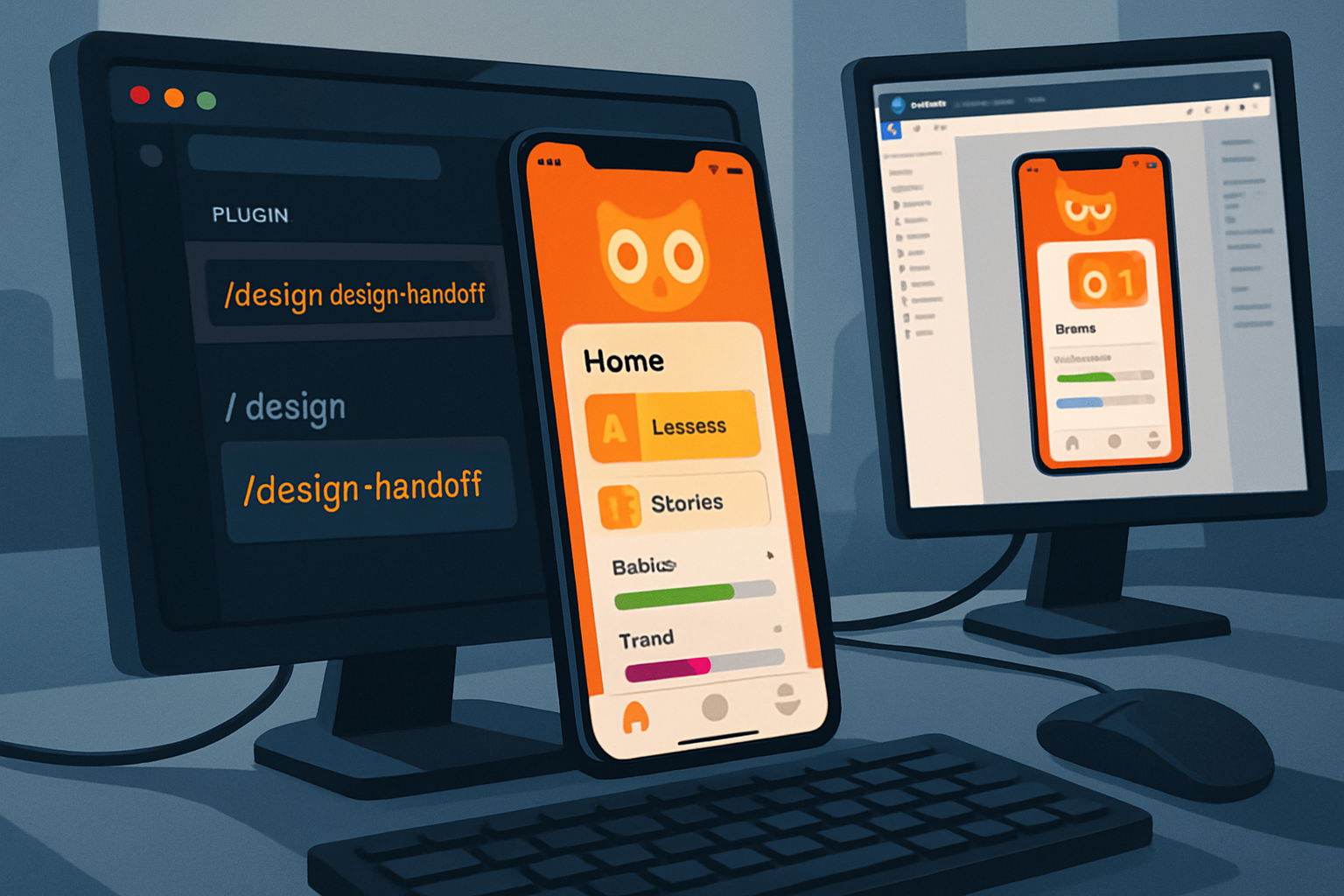 Claude Code génère une spec de handoff via /design