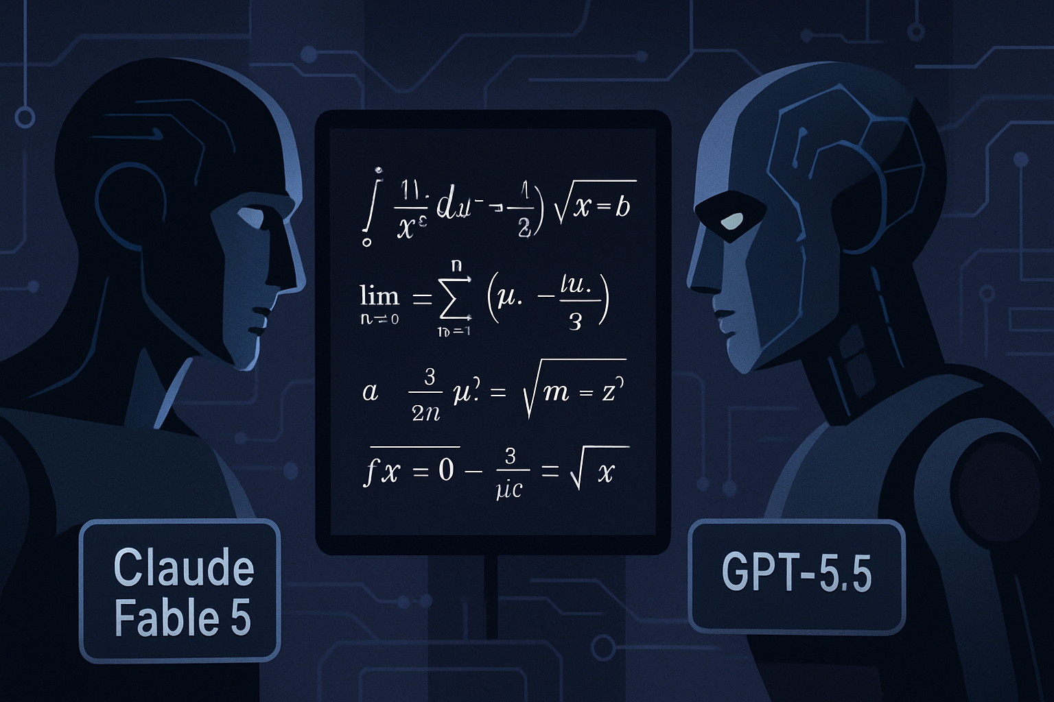 Claude Fable 5 d'Anthropic devance GPT-5.5 sur FrontierMath