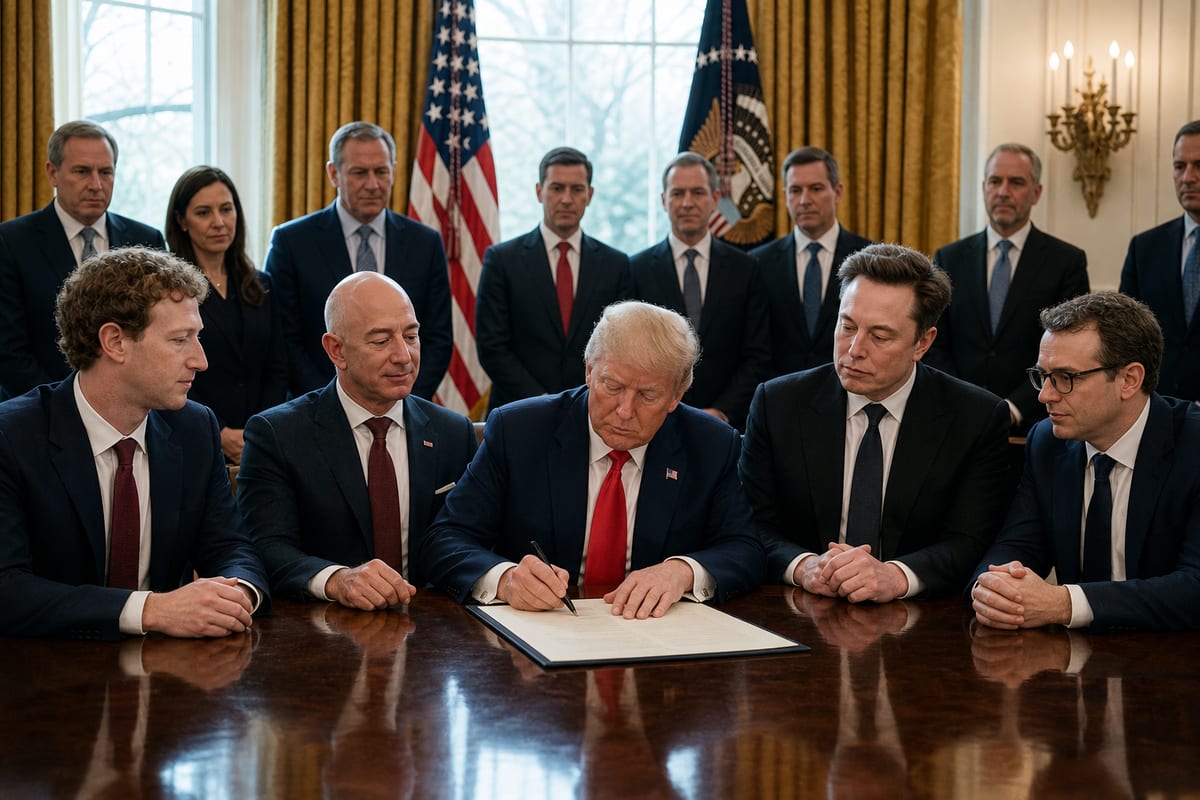 Décret Trump : l’IA devient « super intelligence »