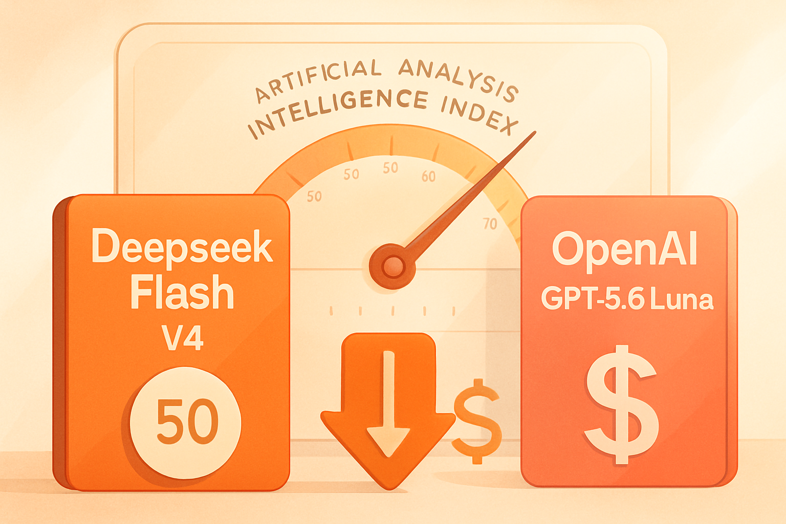 Deepseek Flash défie GPT-5.6 Luna avec un coût réduit de 60 %