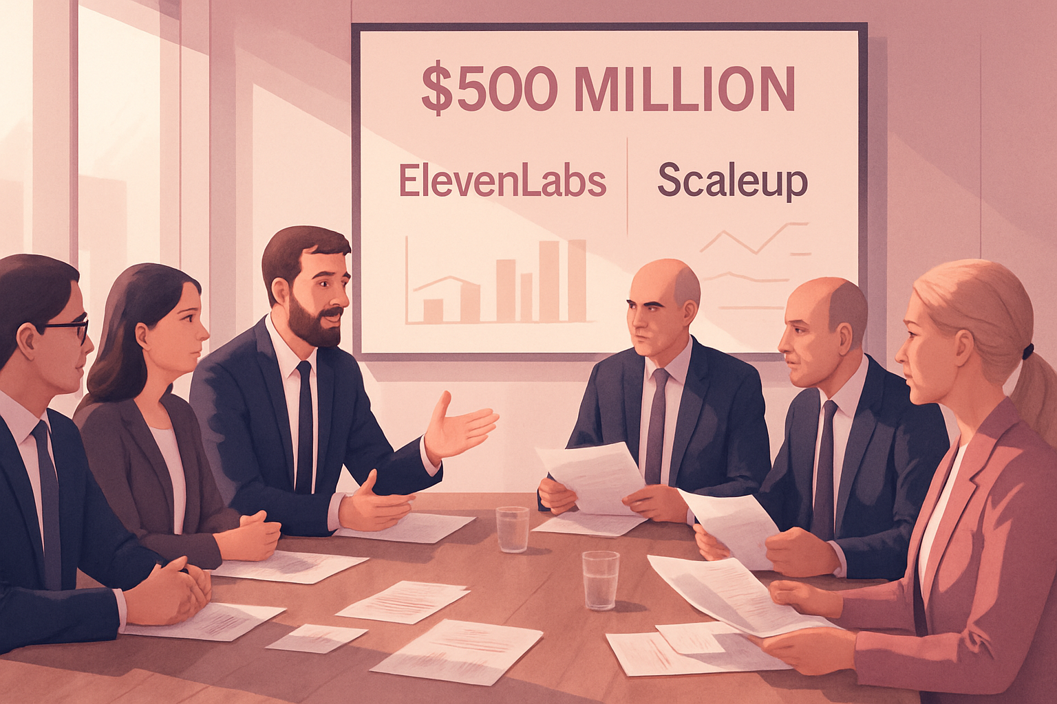 ElevenLabs en discussion avec Scaleup pour 500 millions de dollars