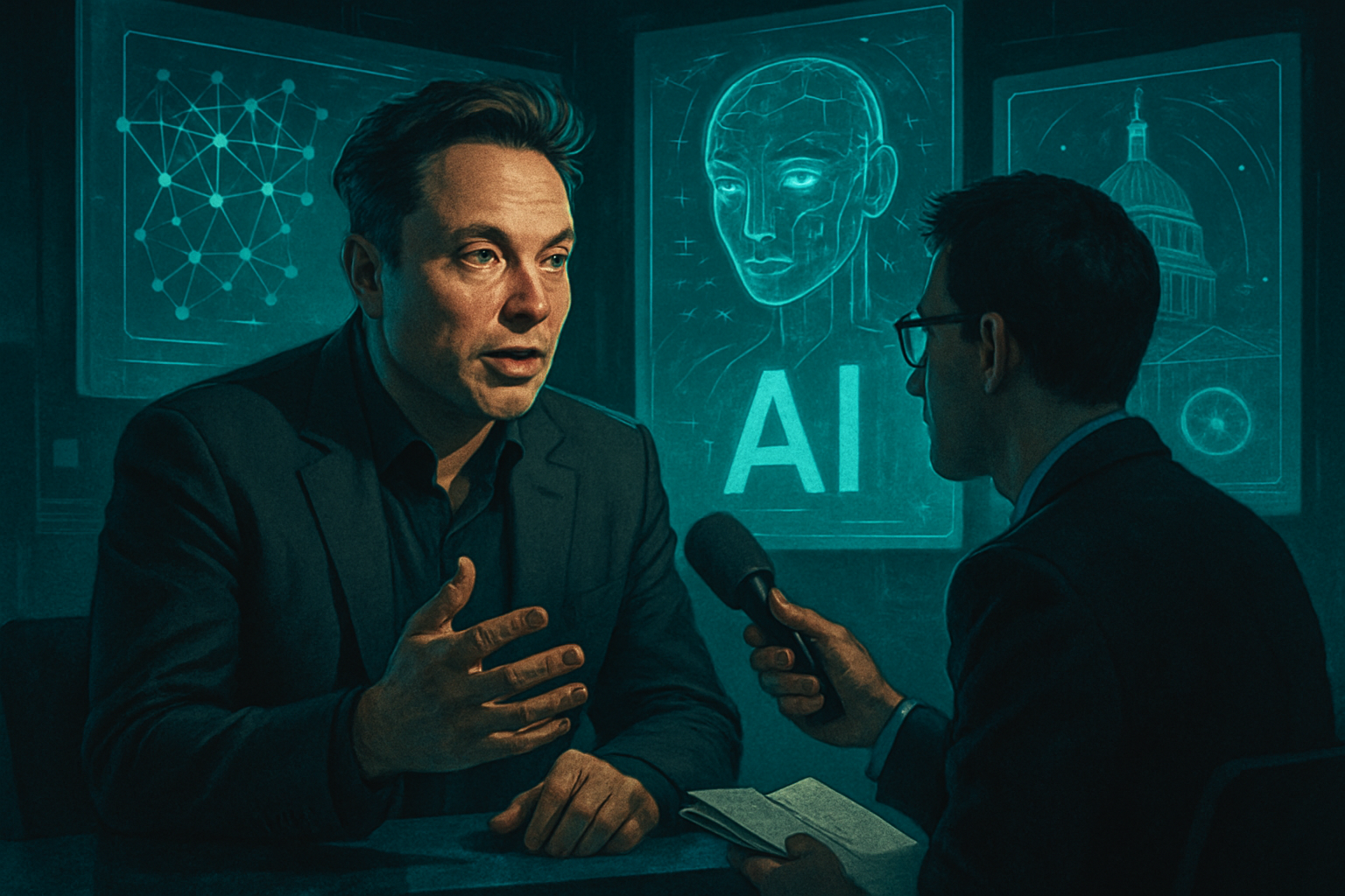 Elon Musk et l'IA : entre superintelligence et controverses politiques