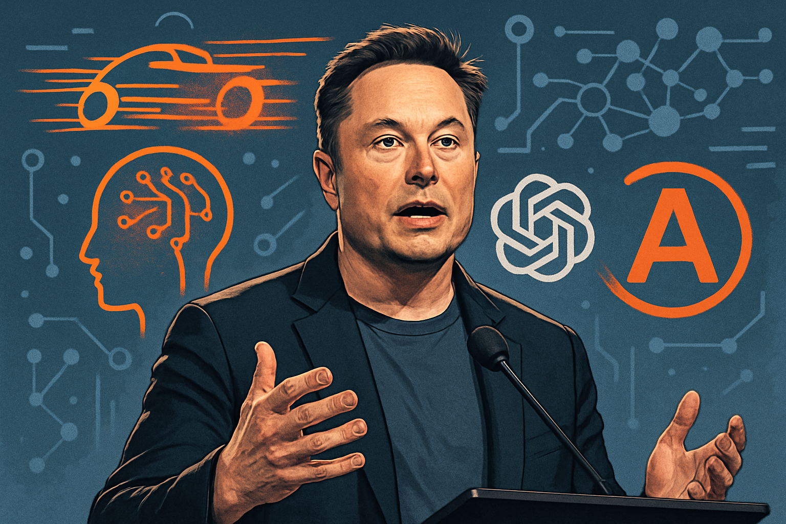Brief IA : Elon Musk : OpenAI a involontairement accéléré la course à l'IA