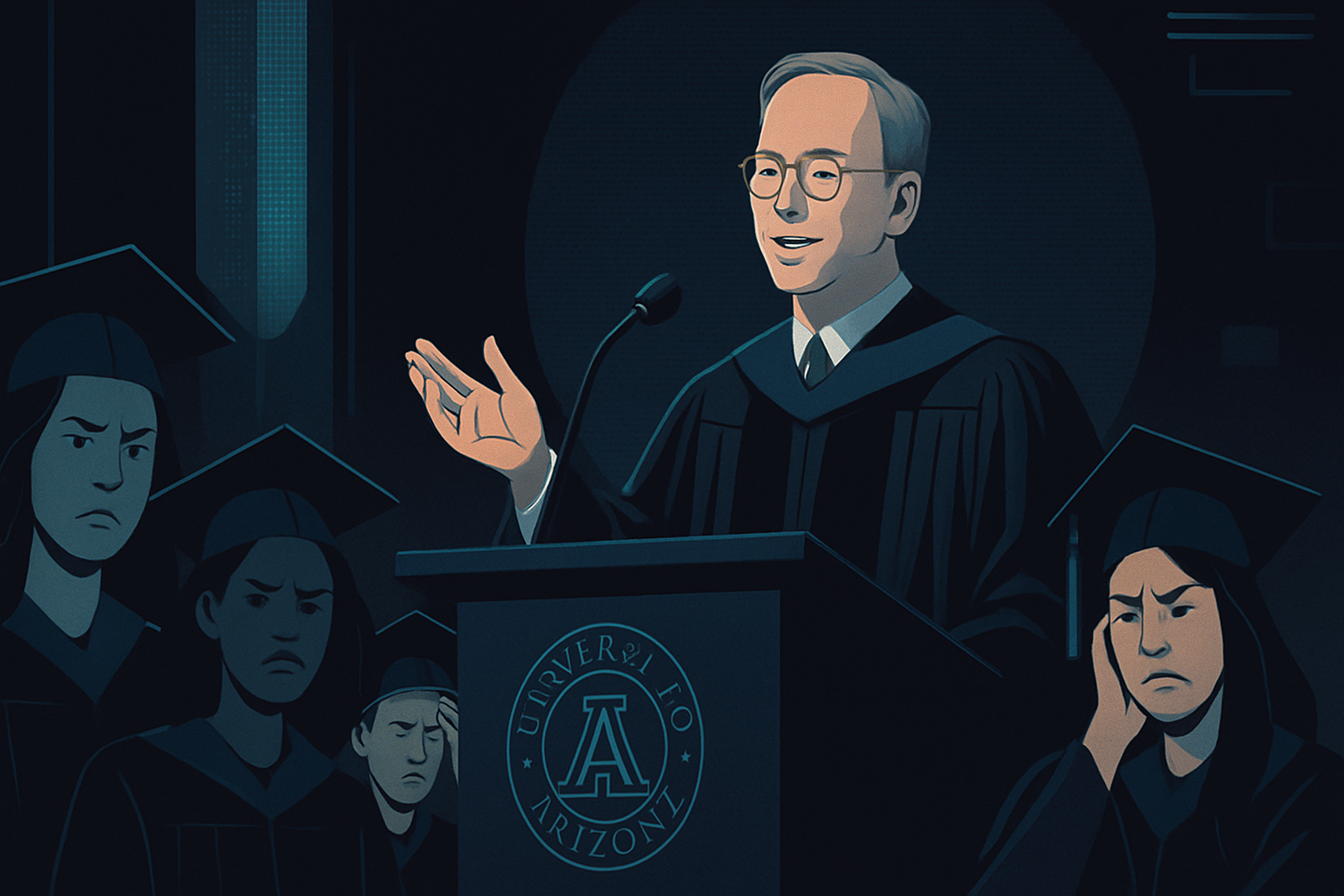 Brief IA : Eric Schmidt hué : l'IA divise à l'Université de l'Arizona