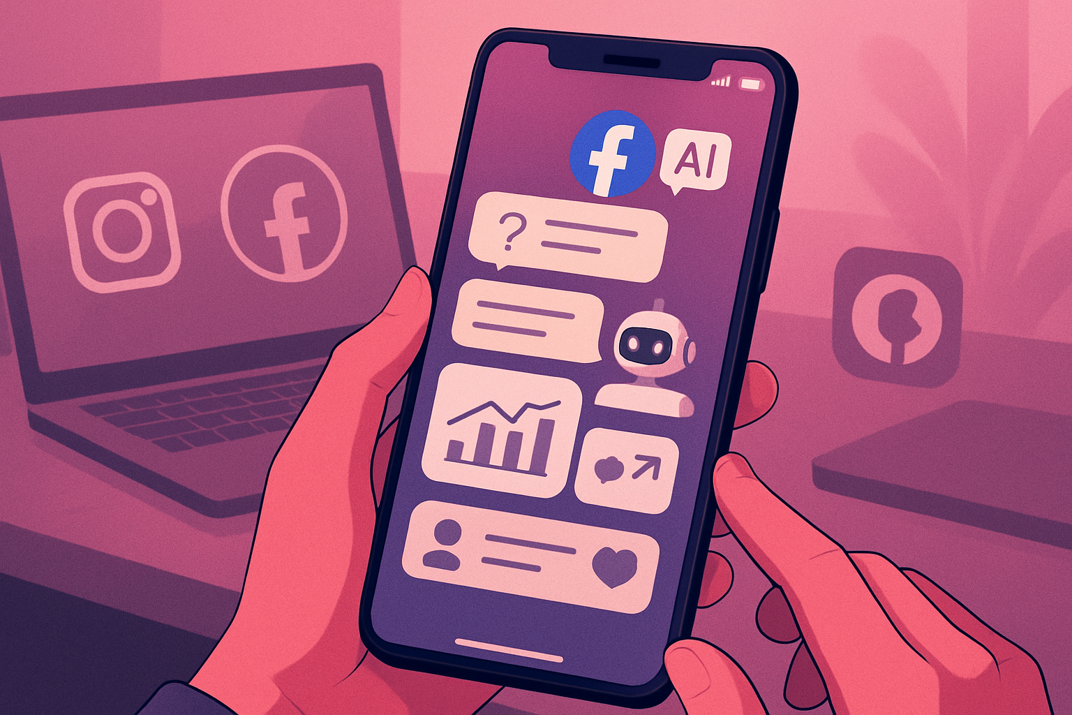 Facebook lance une appli IA pour booster les créateurs