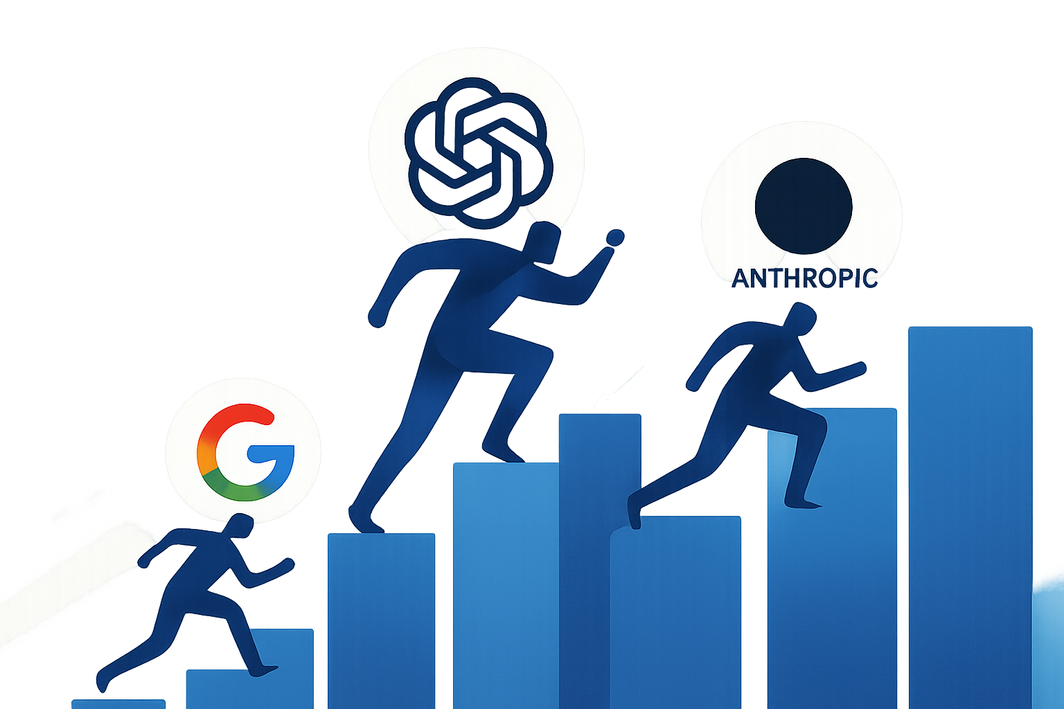 Gemini de Google en recul face à ChatGPT et Claude