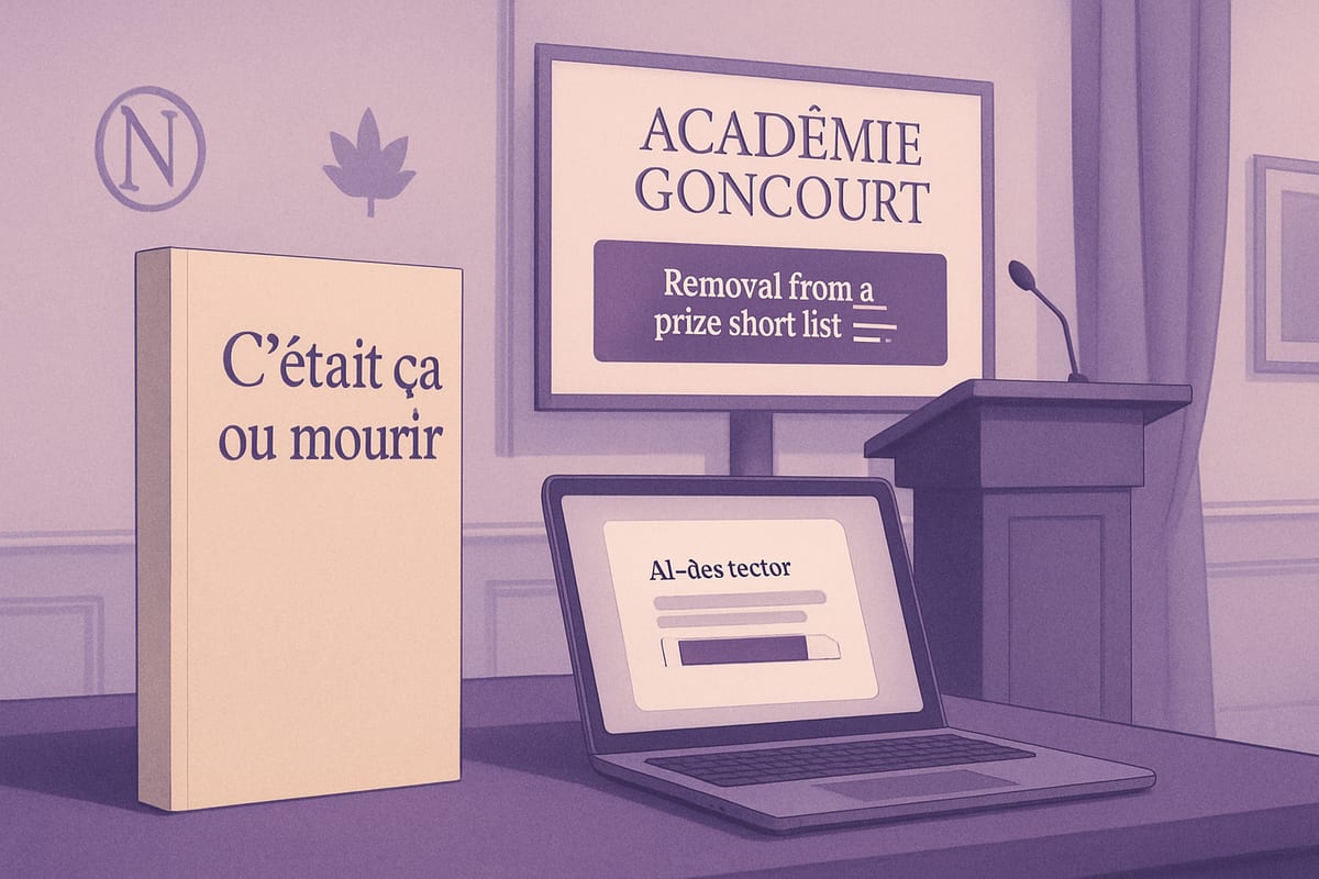Goncourt retire Orélien : soupçons d’IA et réactions