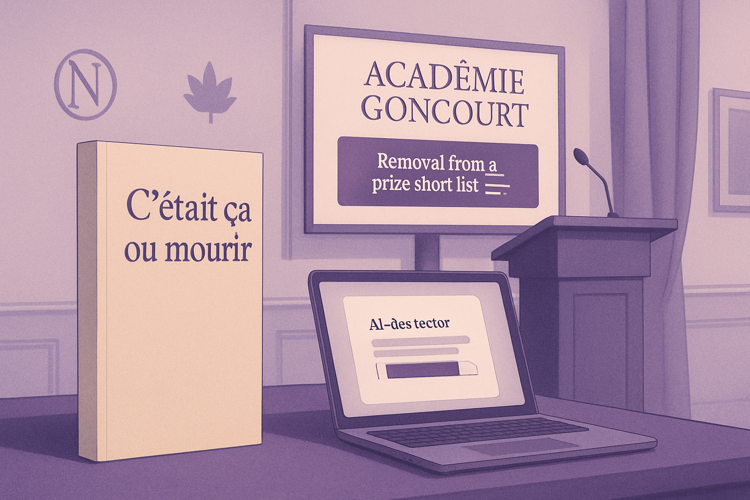 Goncourt retire Orélien : soupçons d’IA et réactions
