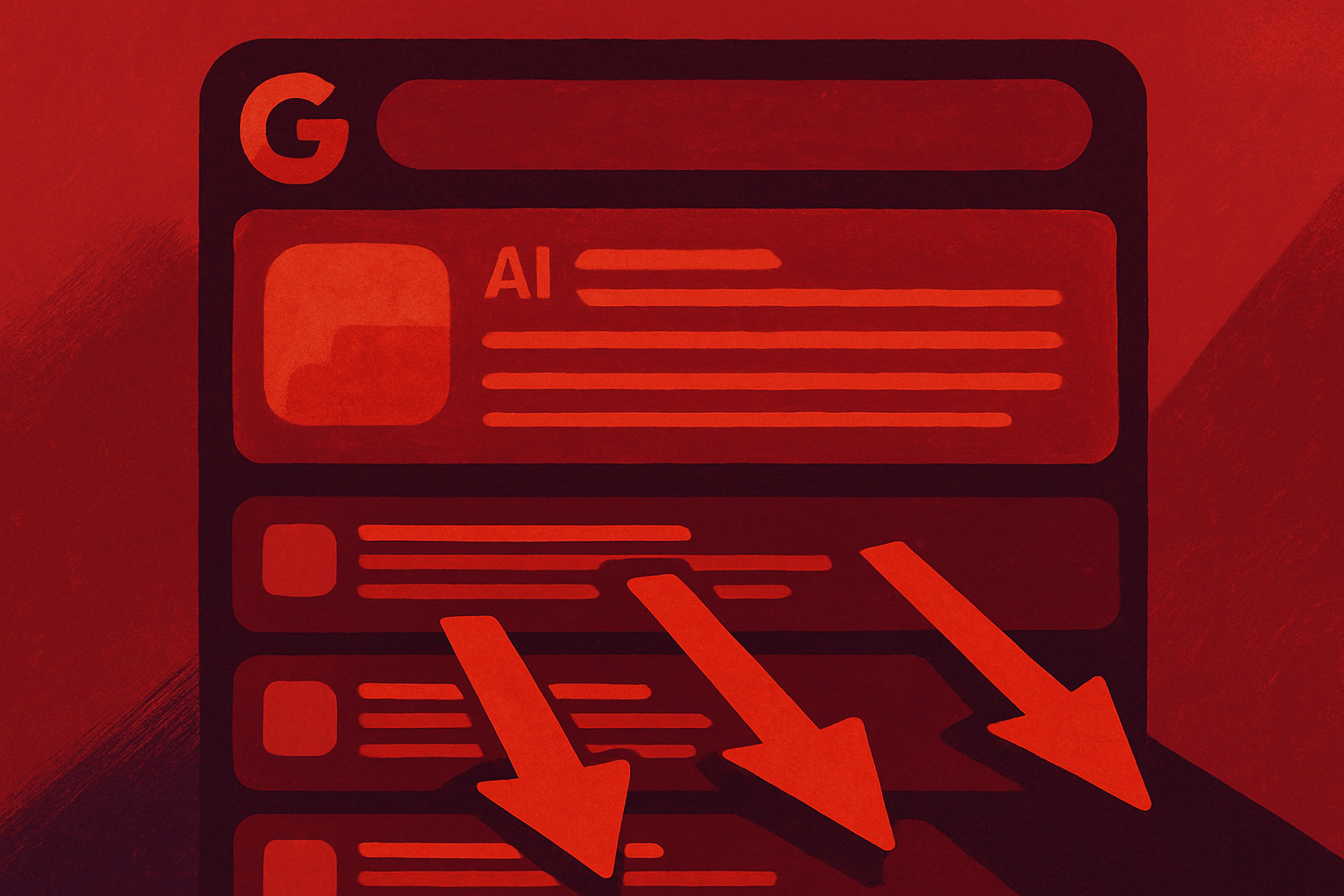 Brief IA : Google AI Overviews : l'impact dramatique sur le trafic web dévoilé