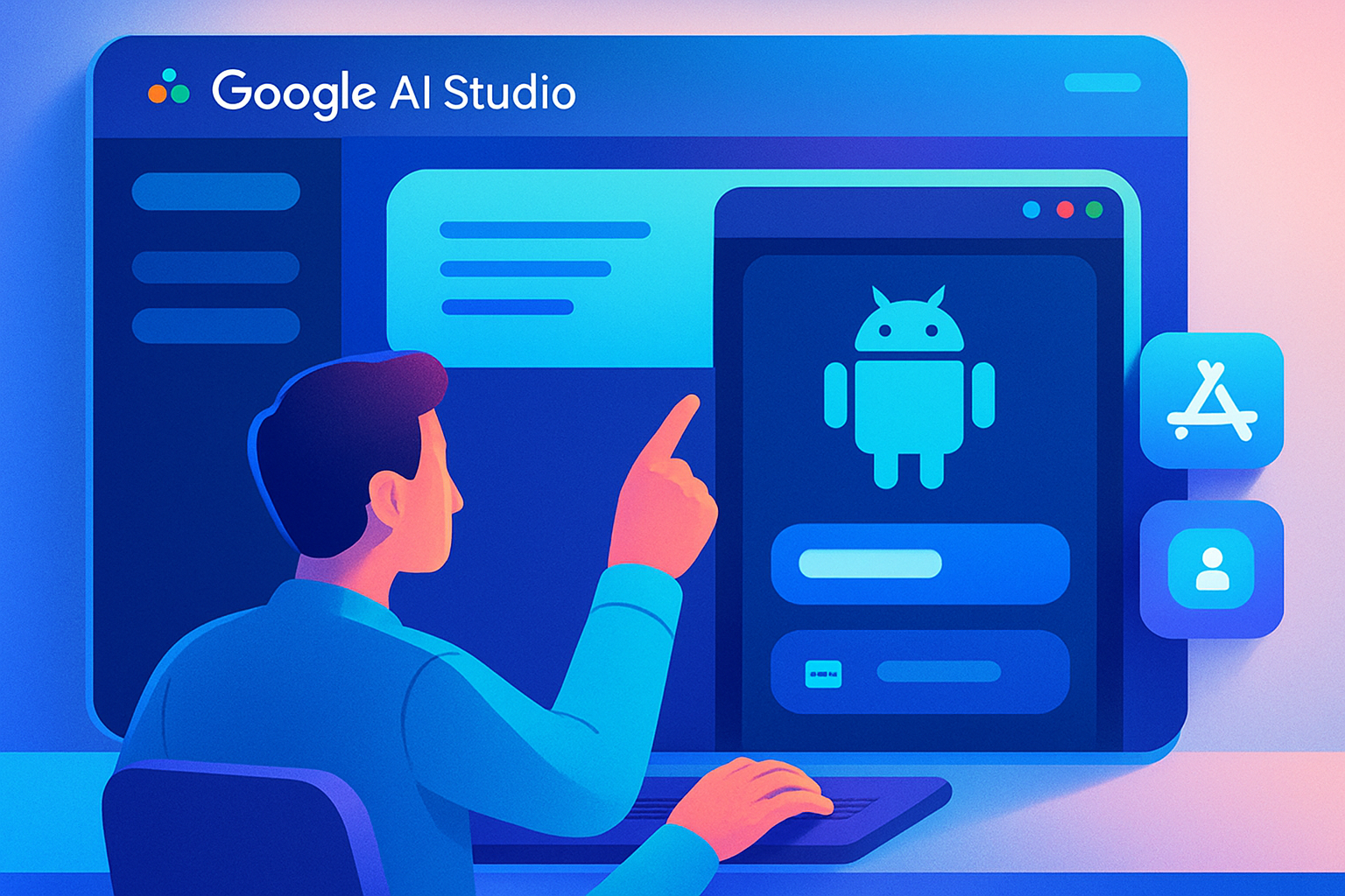 Google AI Studio: Create Android Apps Through Simple Dialogue