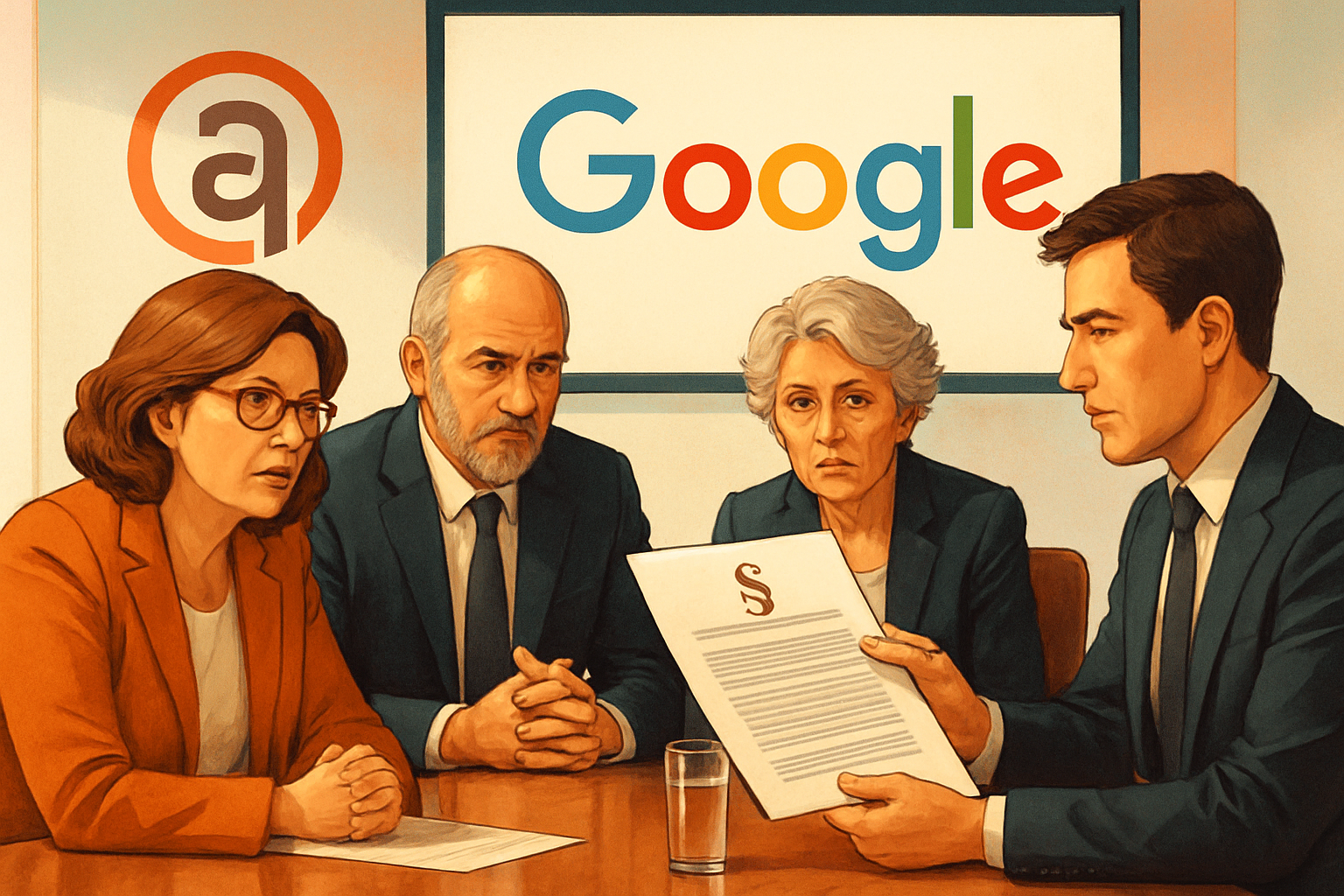 Google attaqué par l'Apig : l'IA menace la presse française