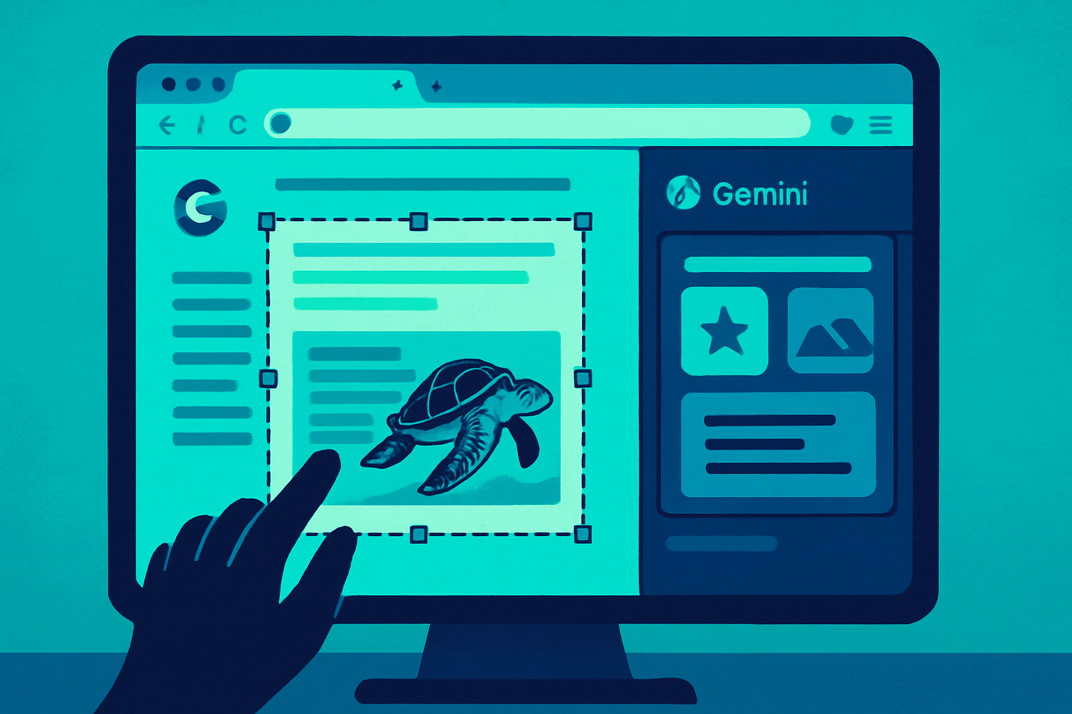 Google Chrome : Gemini analyse l'écran en un clic