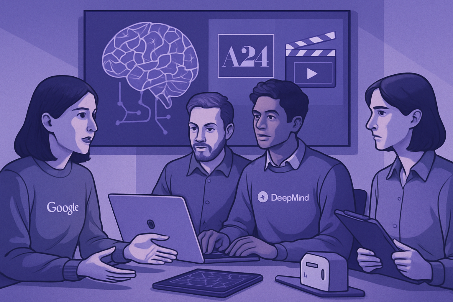 Brief IA : Google DeepMind et A24 : une alliance pour réinventer le cinéma