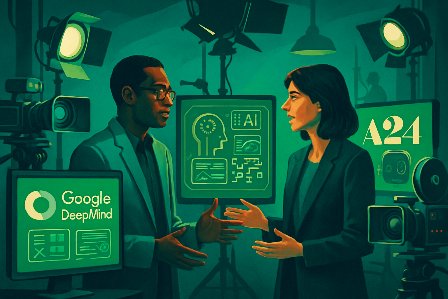 Google Deepmind investit 75 millions dans A24 pour l'IA au cinéma