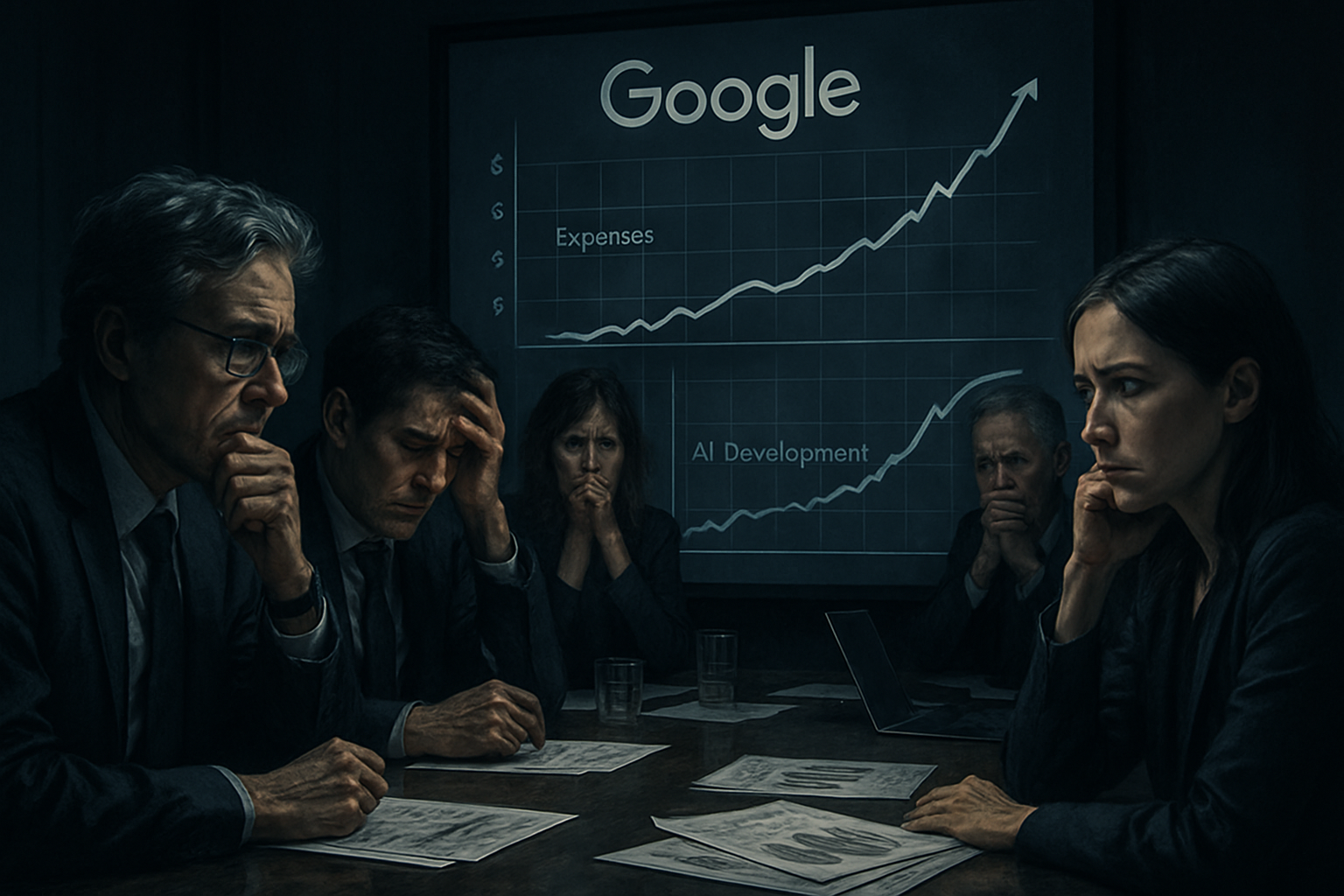 Google dépasse 205 milliards en dépenses, Wall Street inquiet