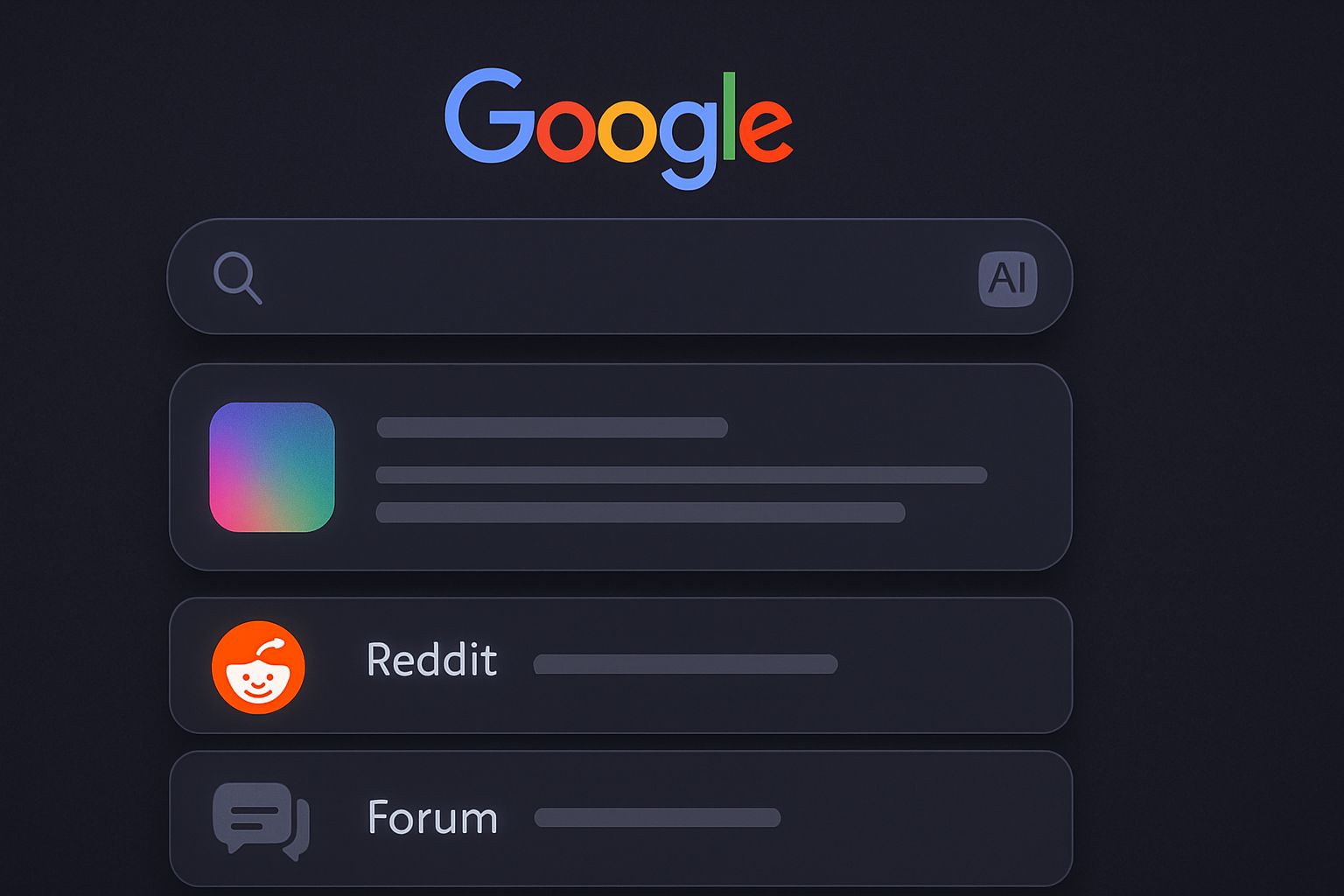 Brief IA : Google enrichit ses résultats IA avec Reddit et forums