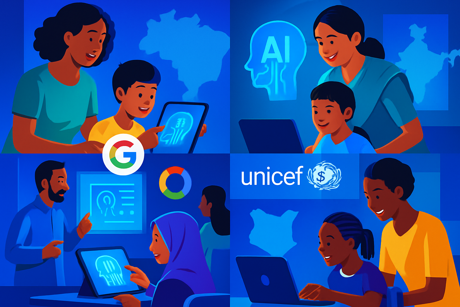 Brief IA : Google et UNICEF révolutionnent l'éducation avec l'IA dans quatre pays