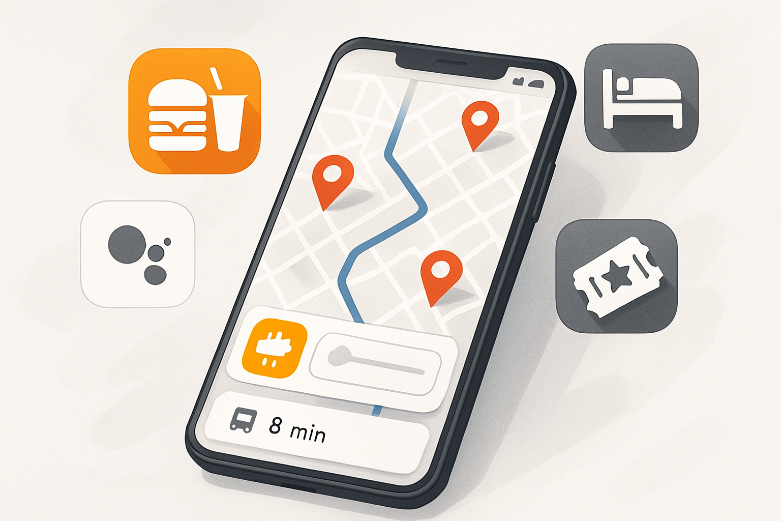Google Maps intègre commandes et réservations proactives