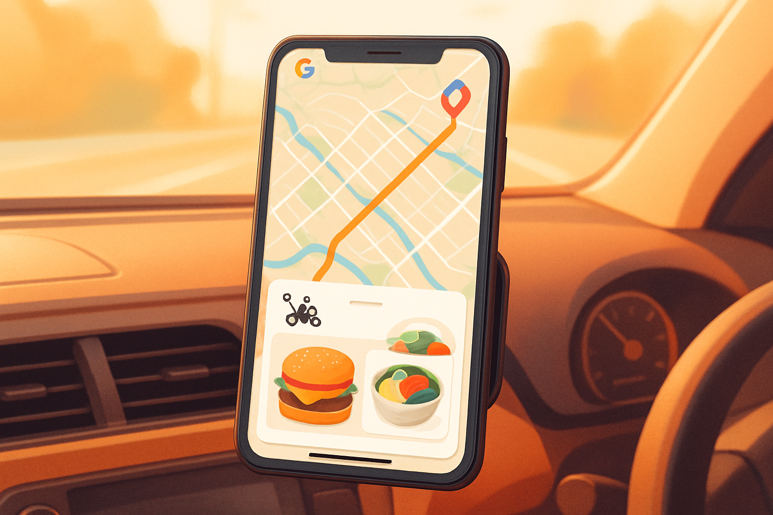 Google Maps : l'IA Gemini pourrait bientôt commander vos repas