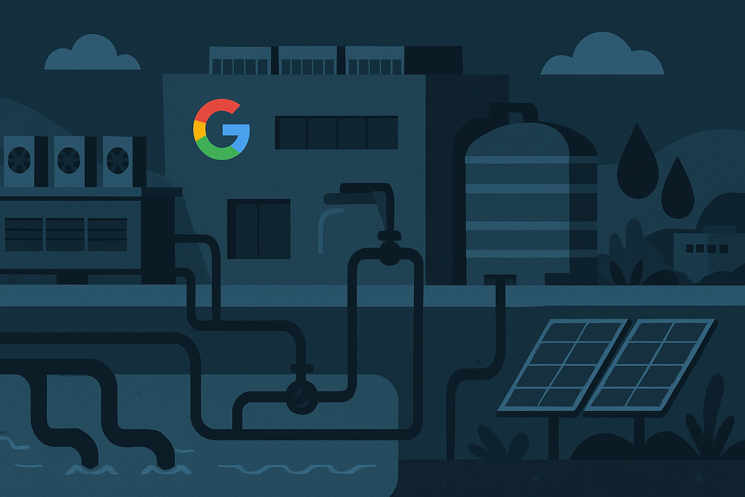 Google Promises to Replenish Water for Its Data Centers